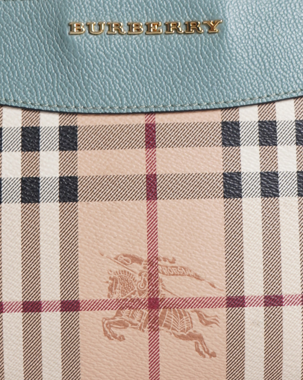 Burberry Haymarket Check Belt Crossbody Bag