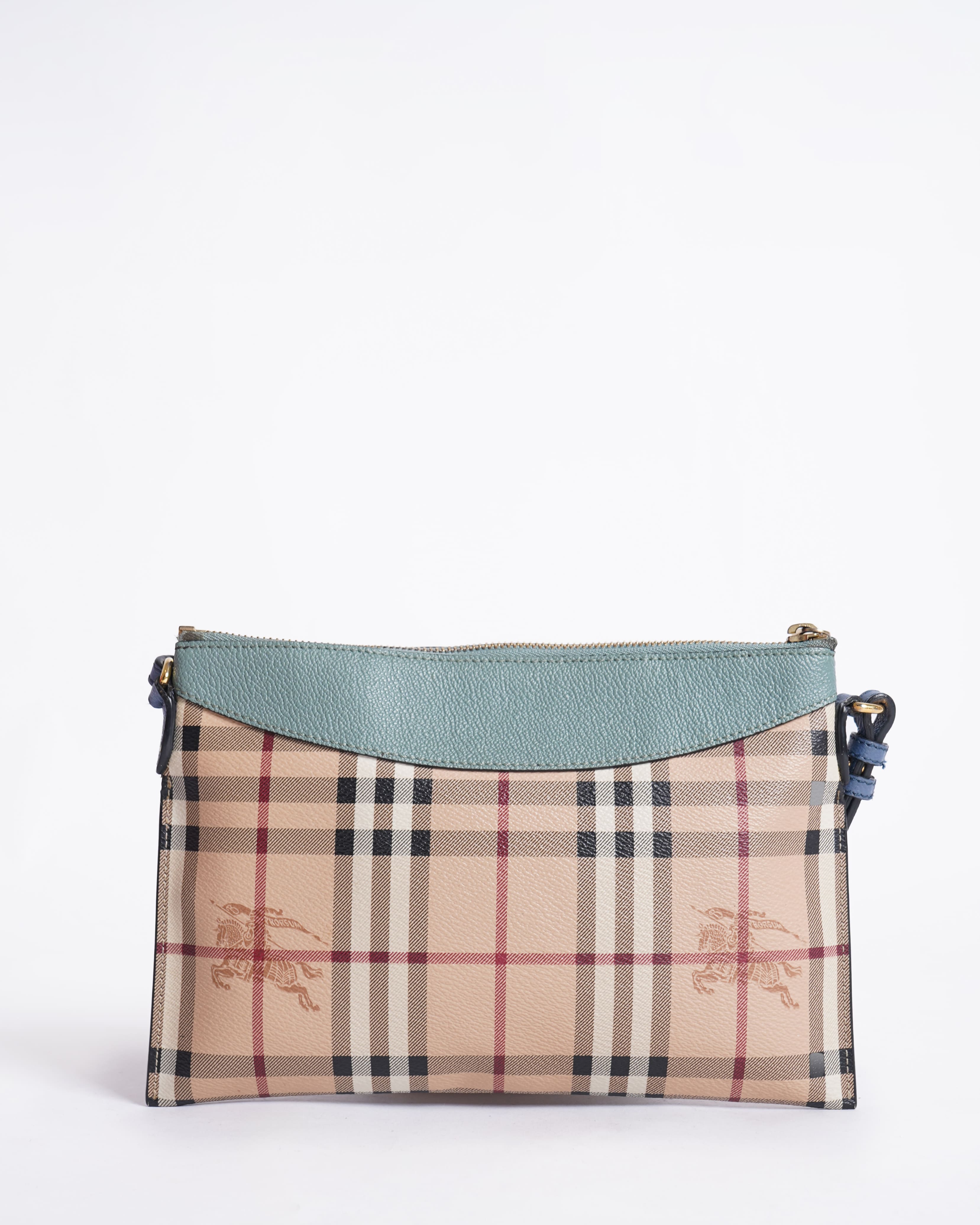 Burberry Haymarket Check Belt Crossbody Bag