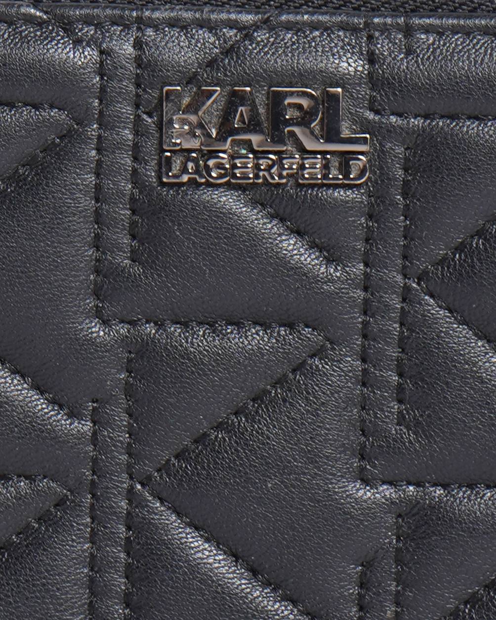 Karl Lagerfeld black Leather wallet
