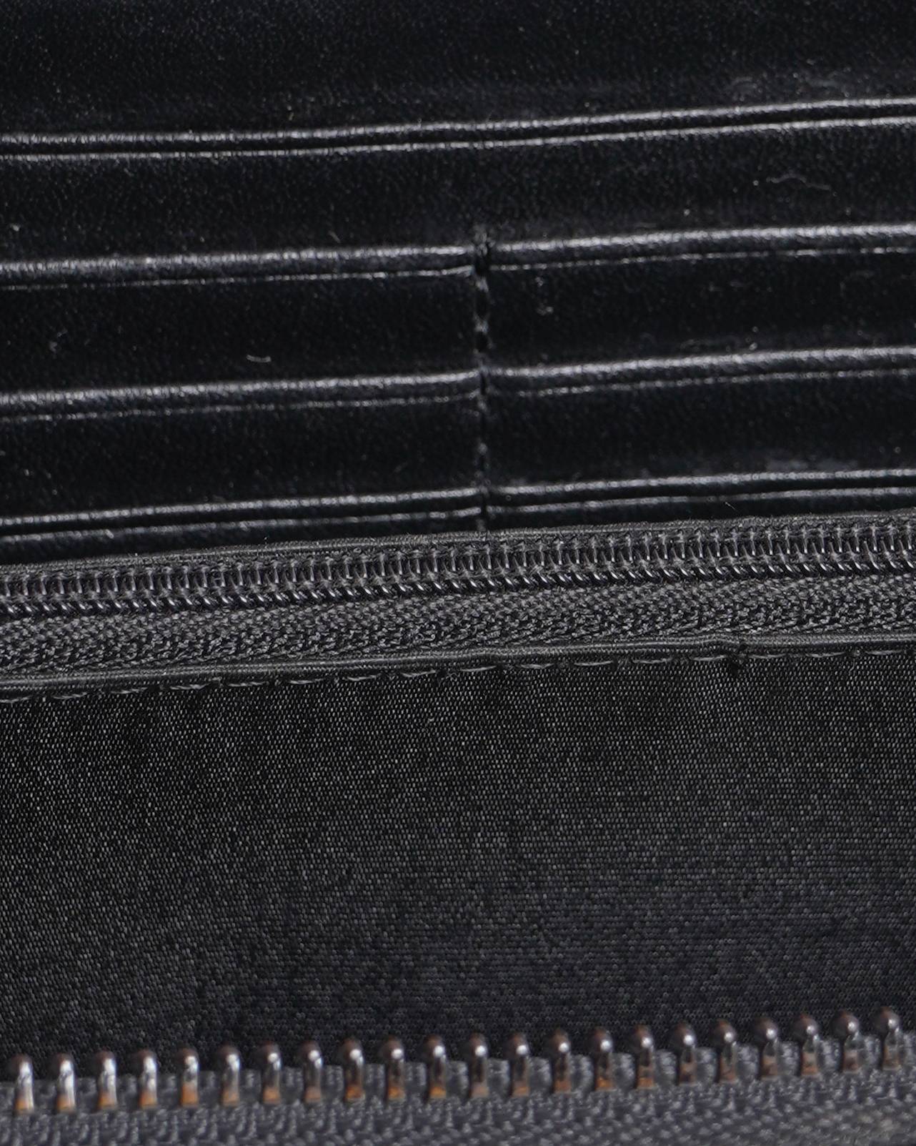 Karl Lagerfeld black Leather wallet