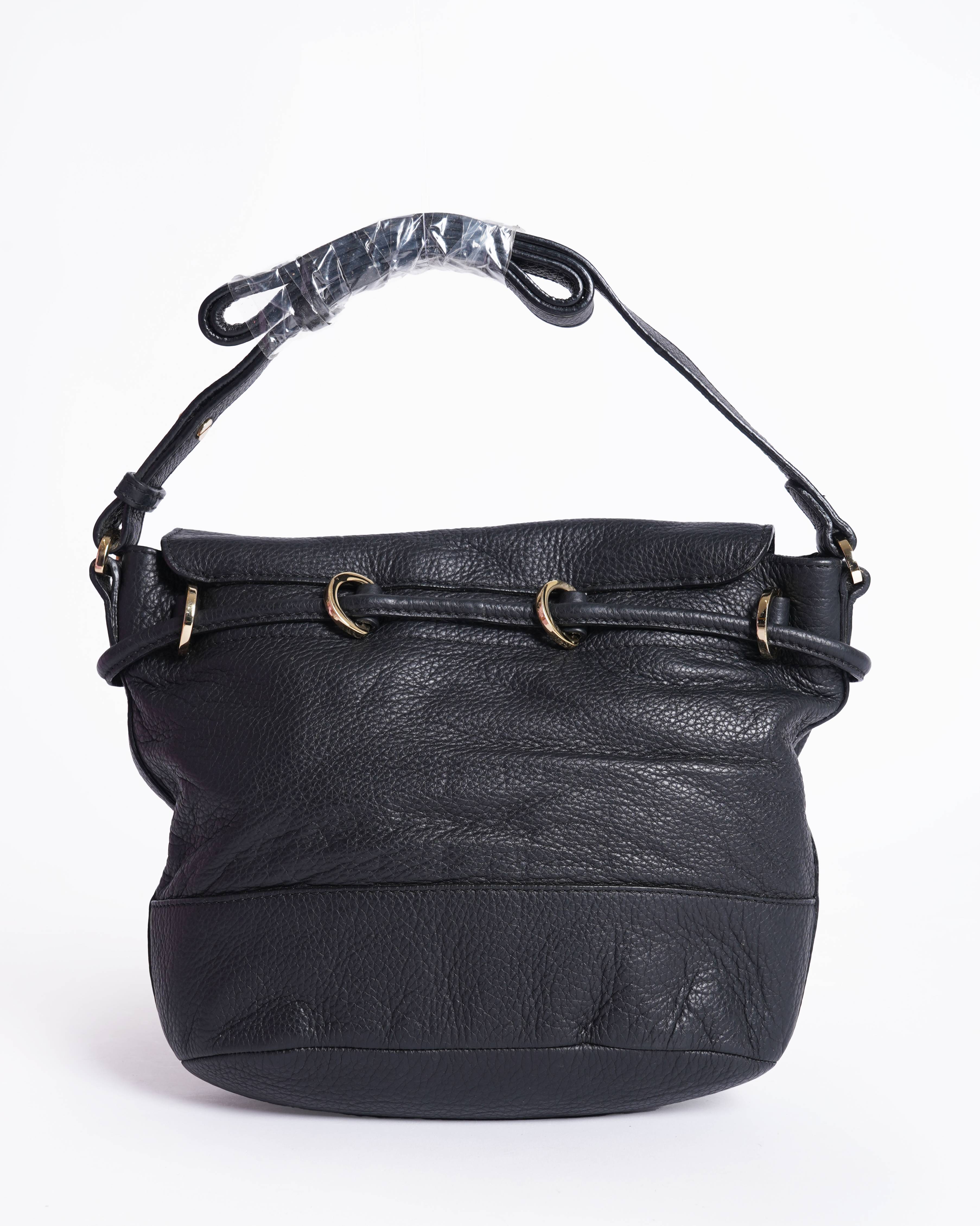 See by Chloe Vicki Black Leather Tassel Crossbody Bag
