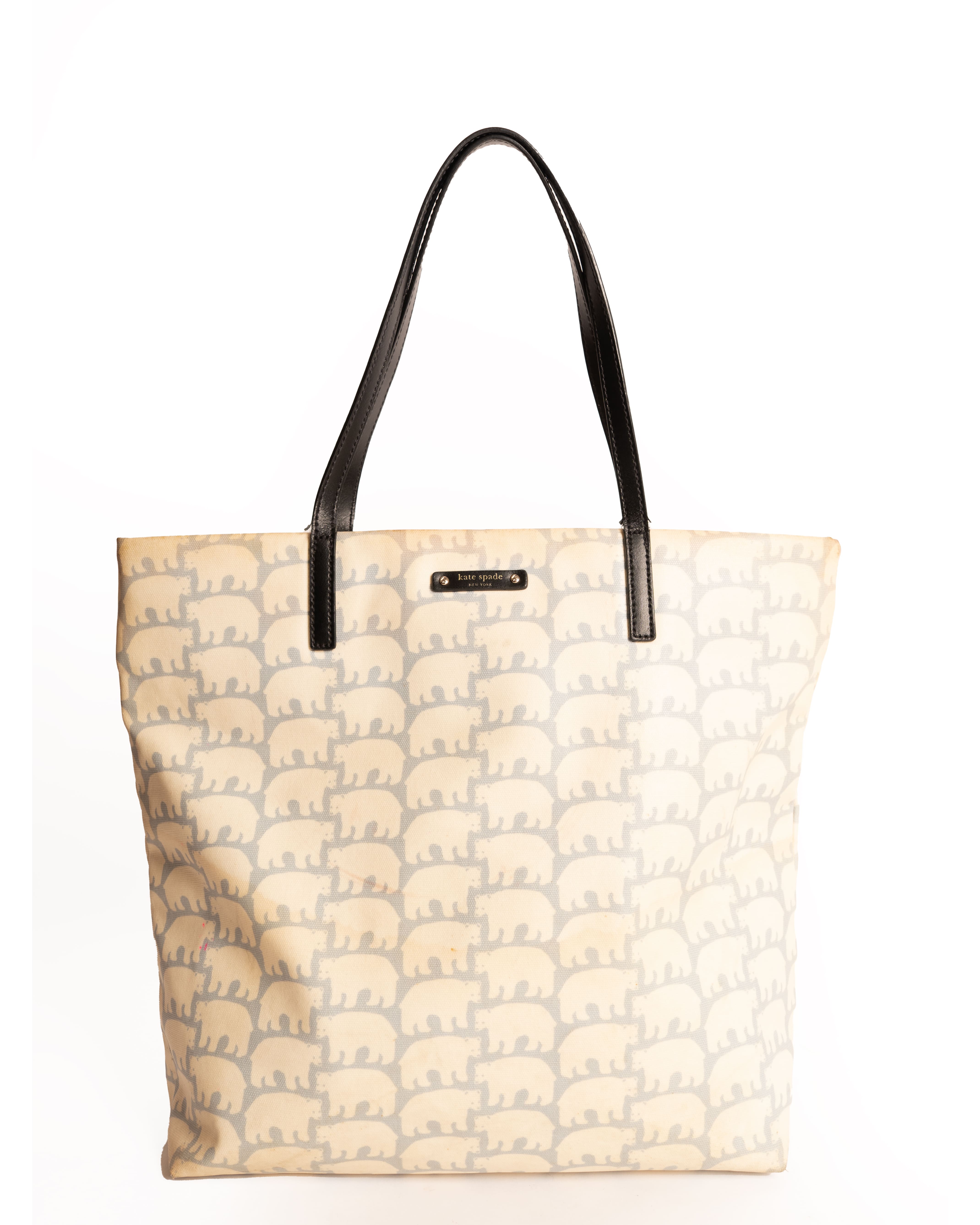 Kate Spade Arctic Friends Polar Bear Print Tote Bag