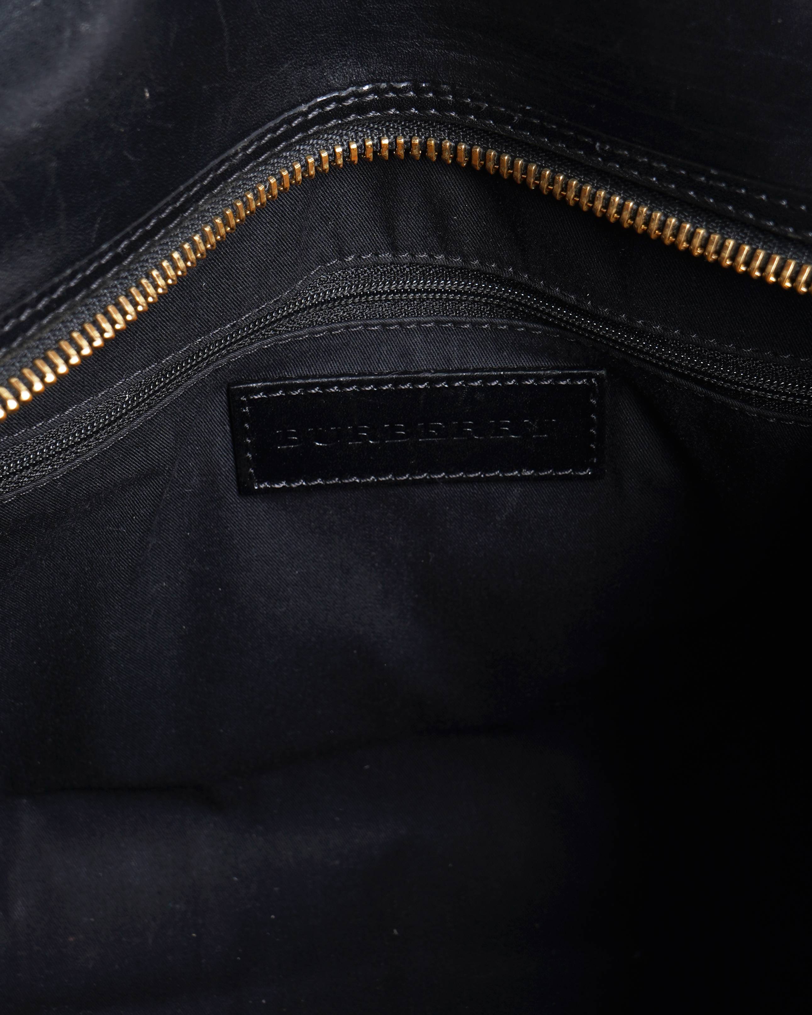 Burberry  Haymarket check coated canvas bag