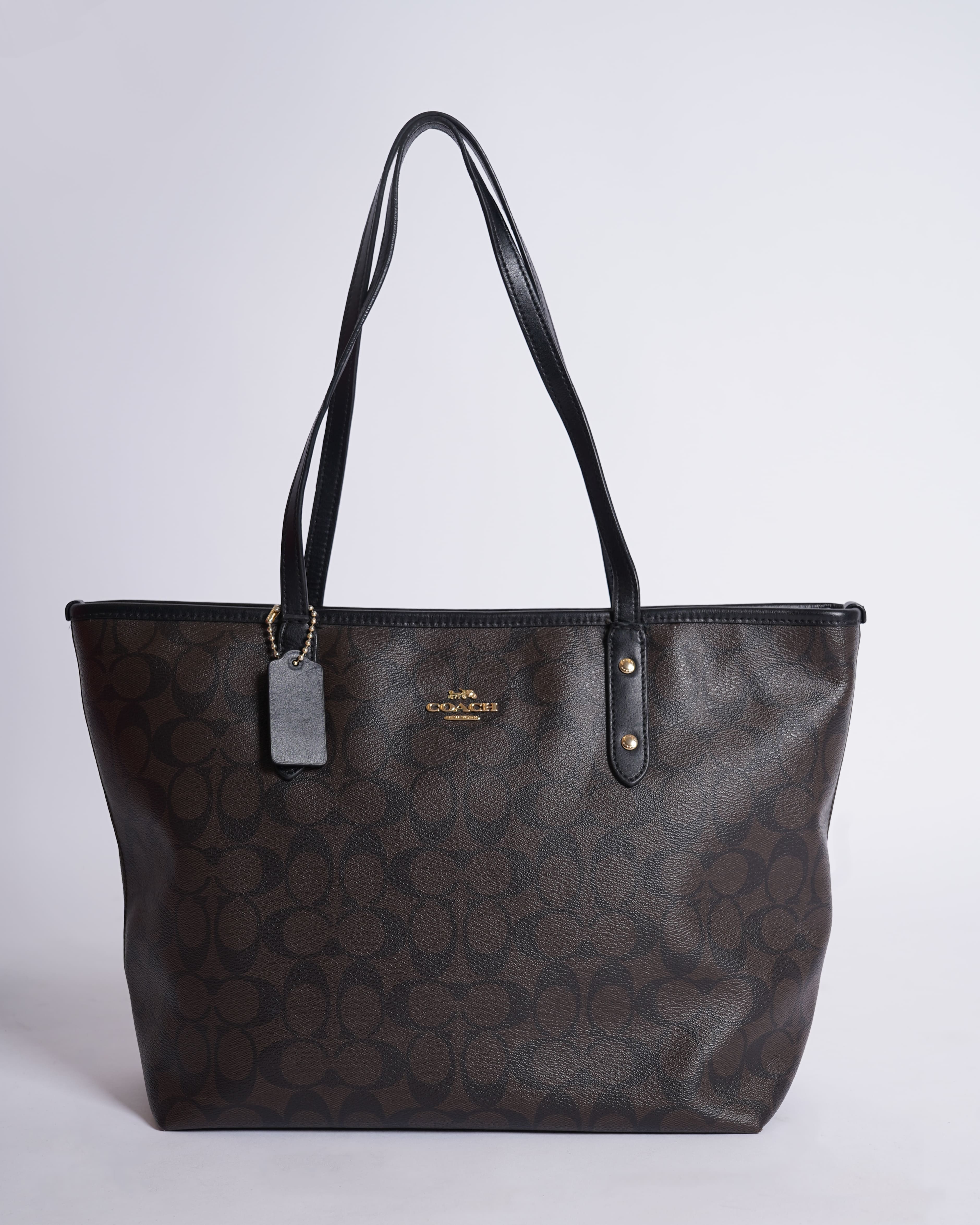 Coach monogram city tote bag