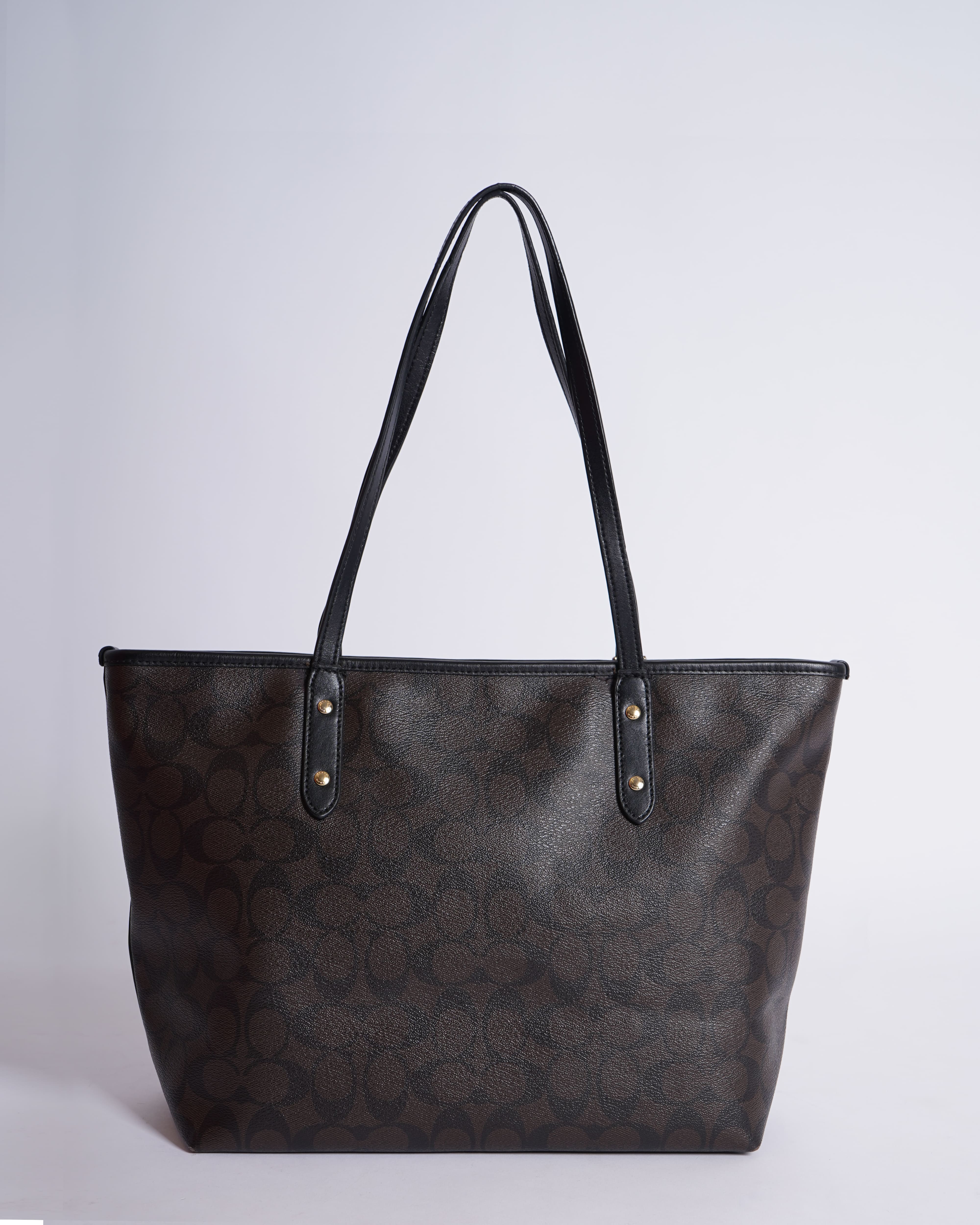 Coach monogram city tote bag