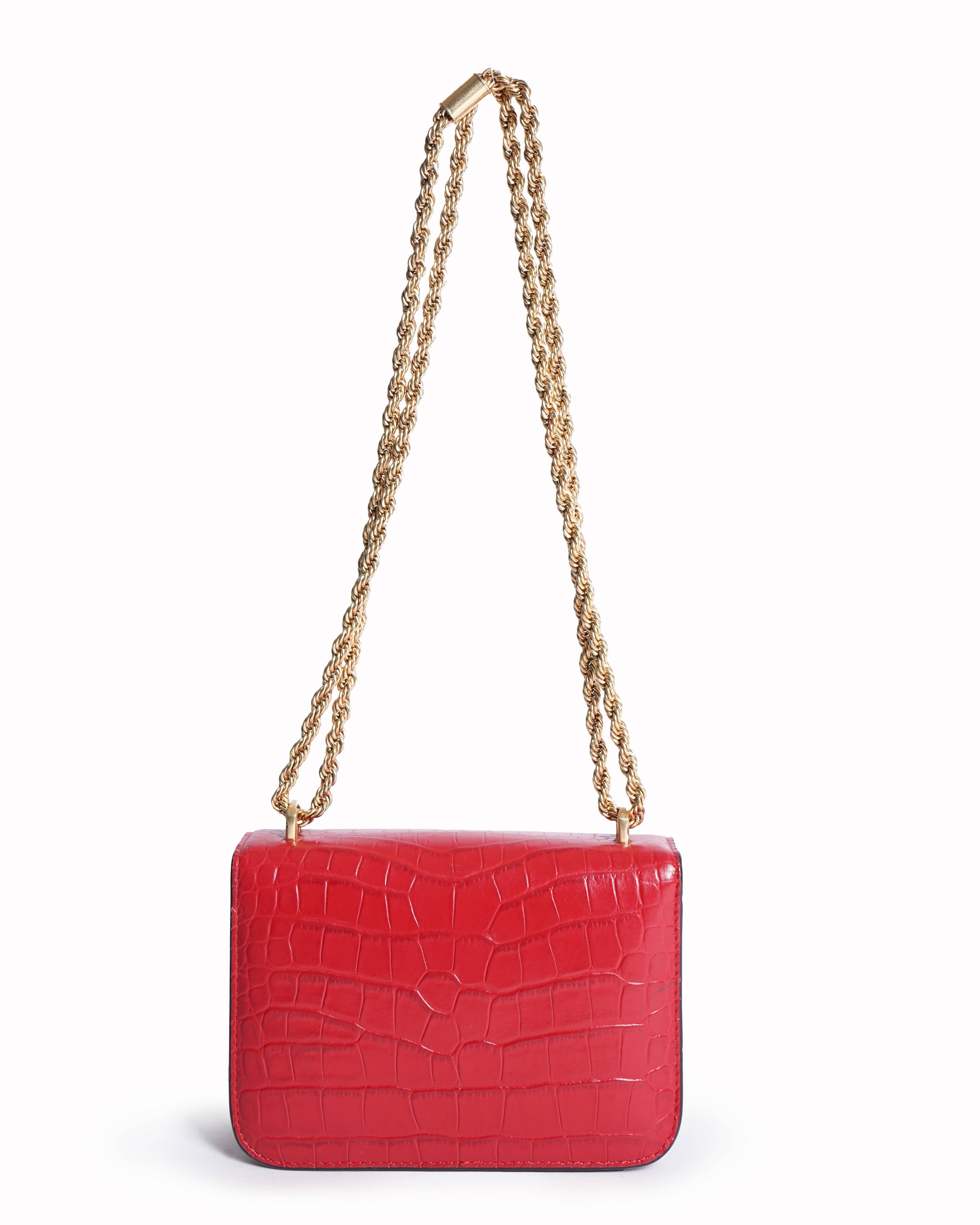 Tory Burch Eleanor Small Embossed Leather Crossbody