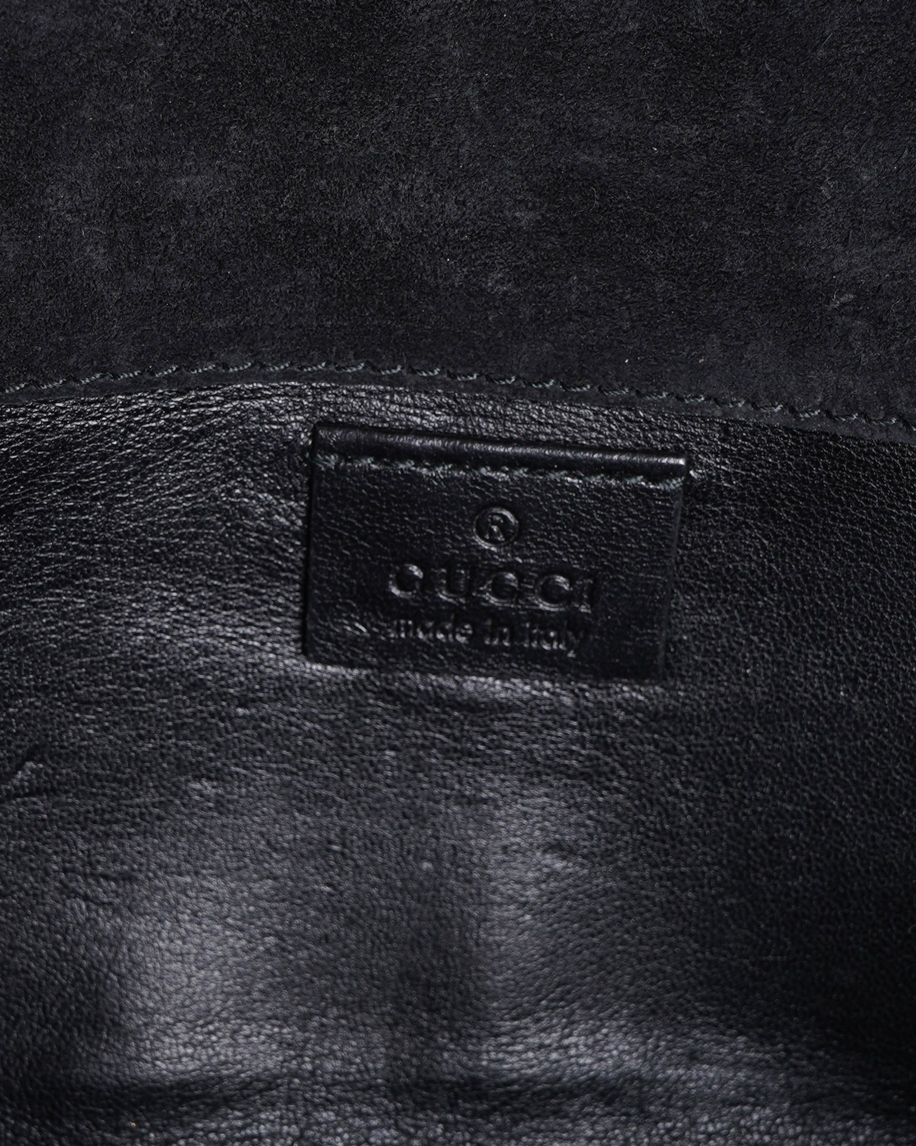 Gucci microguccissima patent leather long wallet in black
