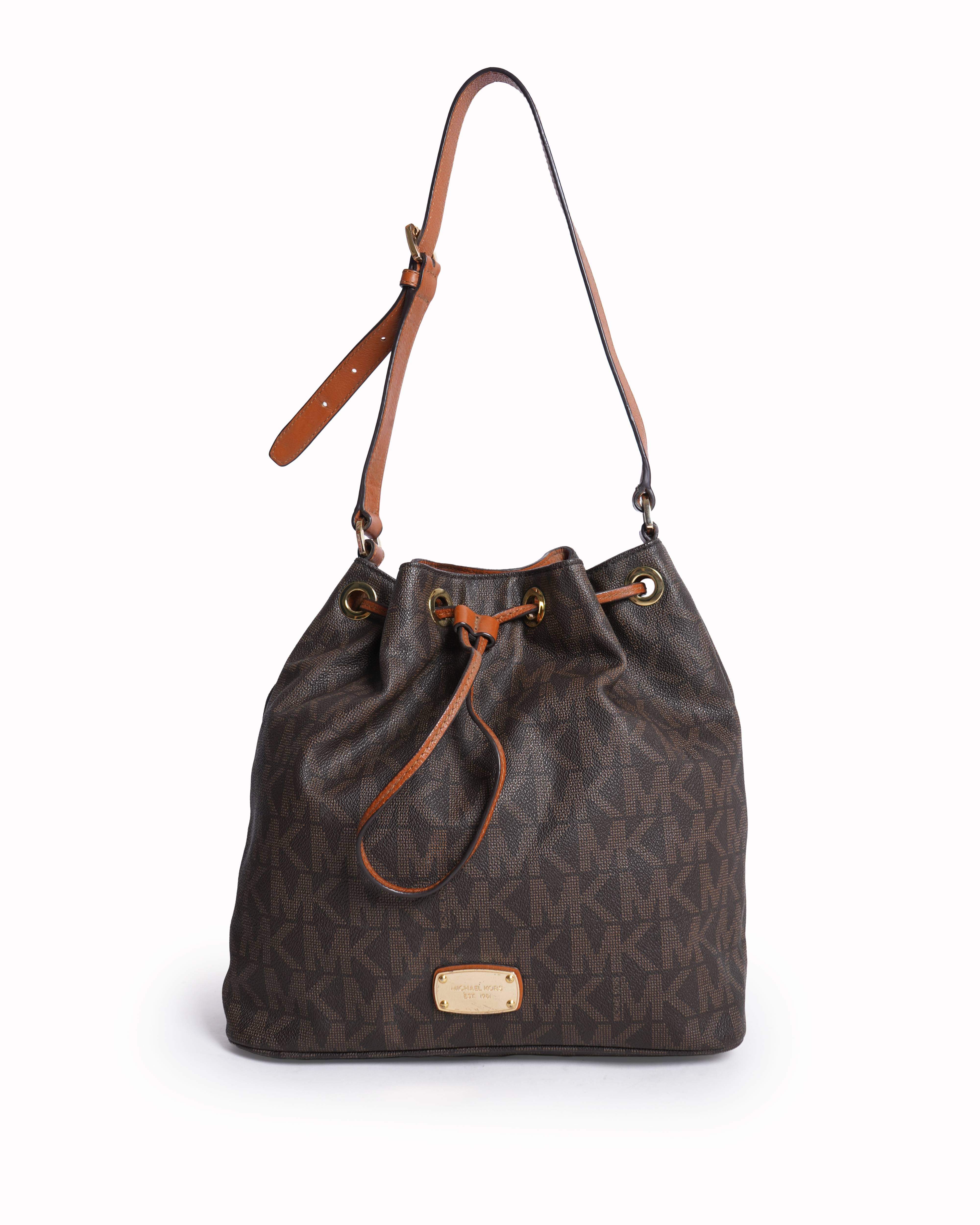 Michael Kors Brown Bucket Bag