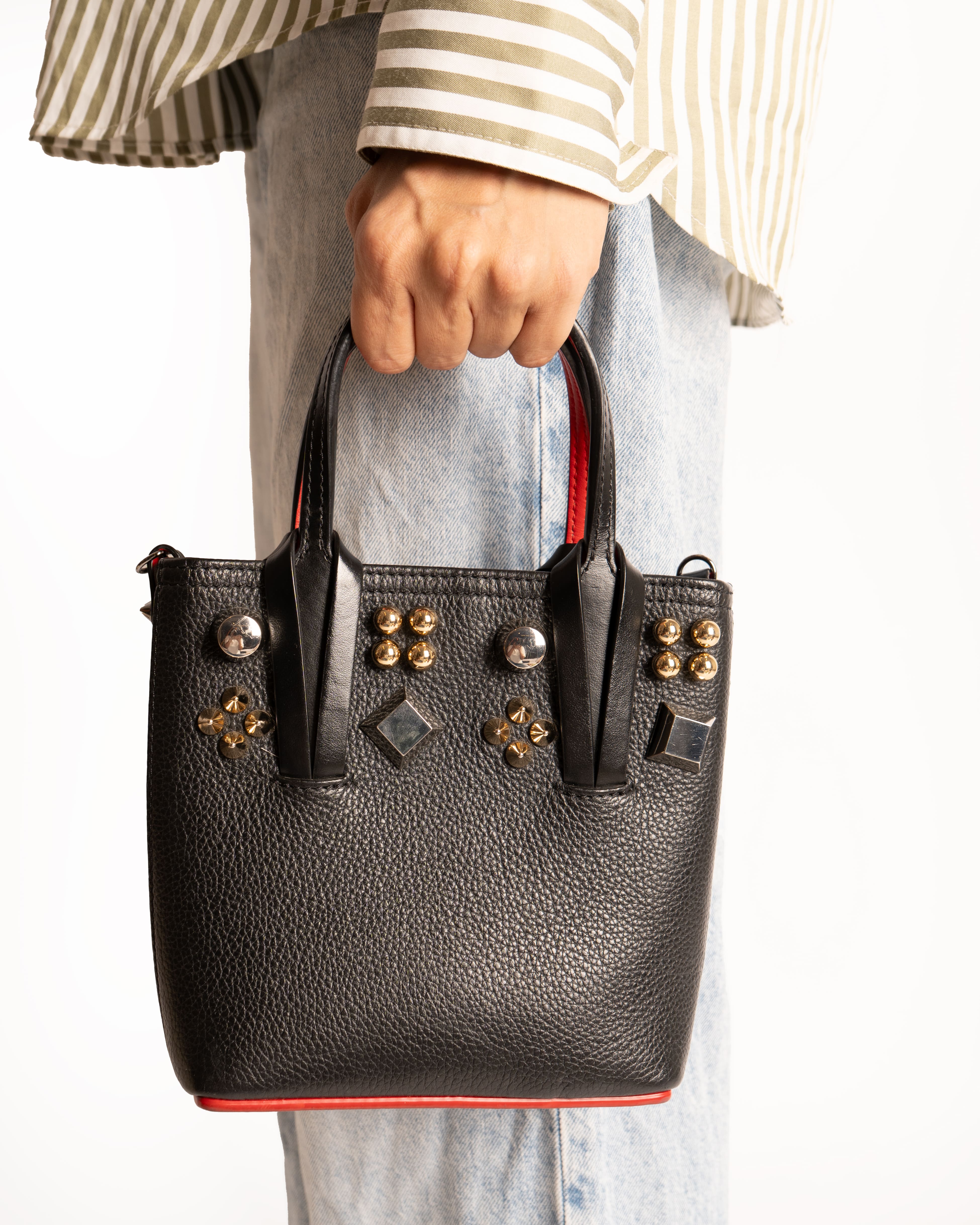 Christian Louboutin Mini Cabata in Black