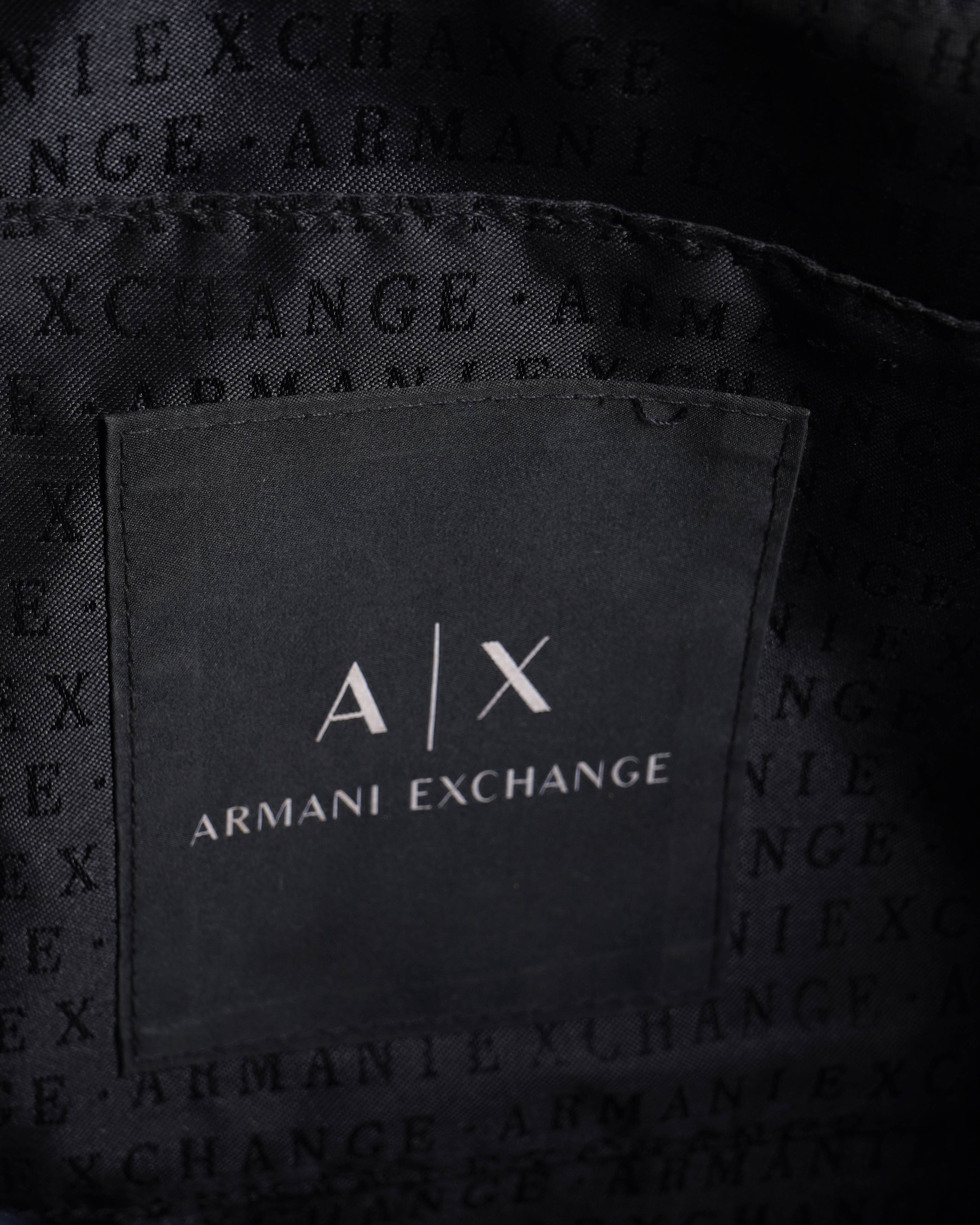 Armani Exchange Glossy Tote Bag with Branding