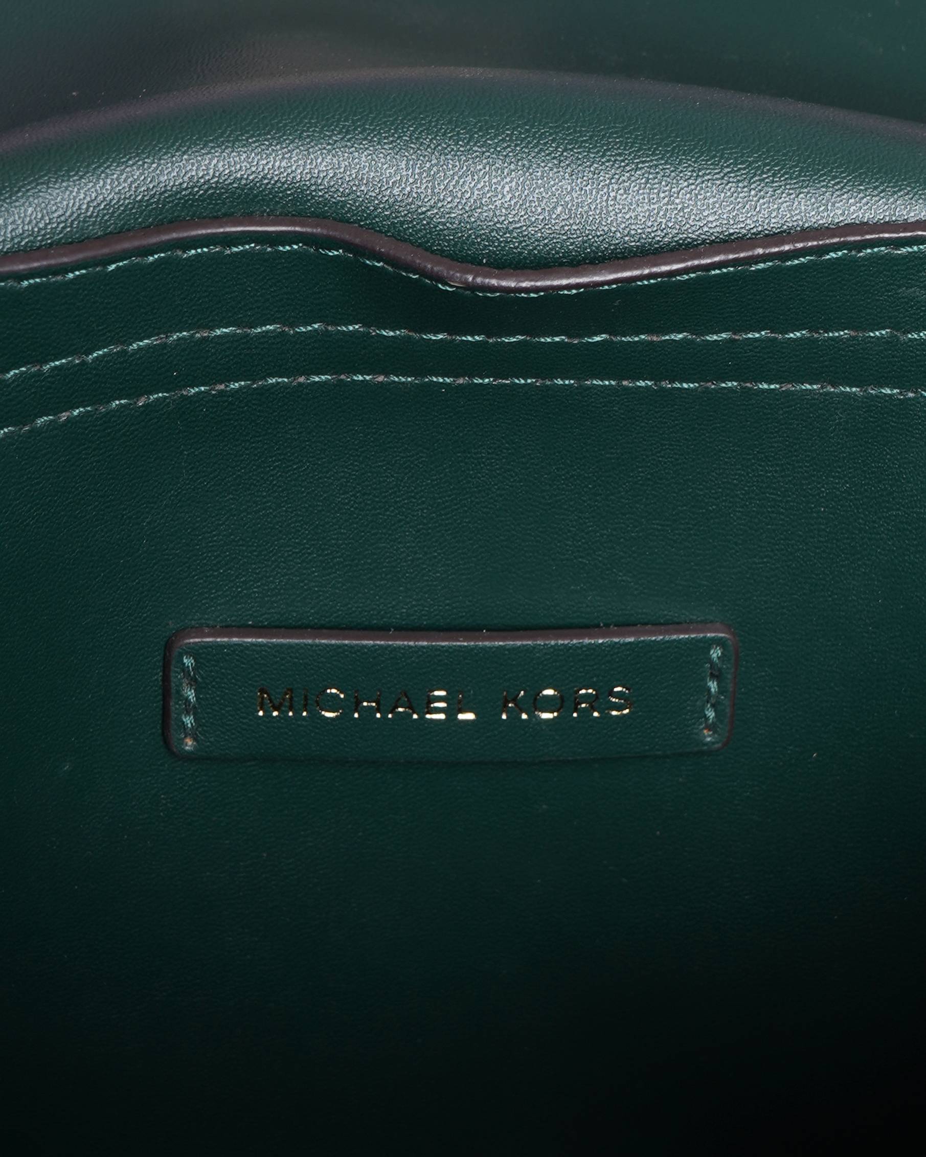 Michael Kors Jet Set Hunters Crossbody Bag In Green