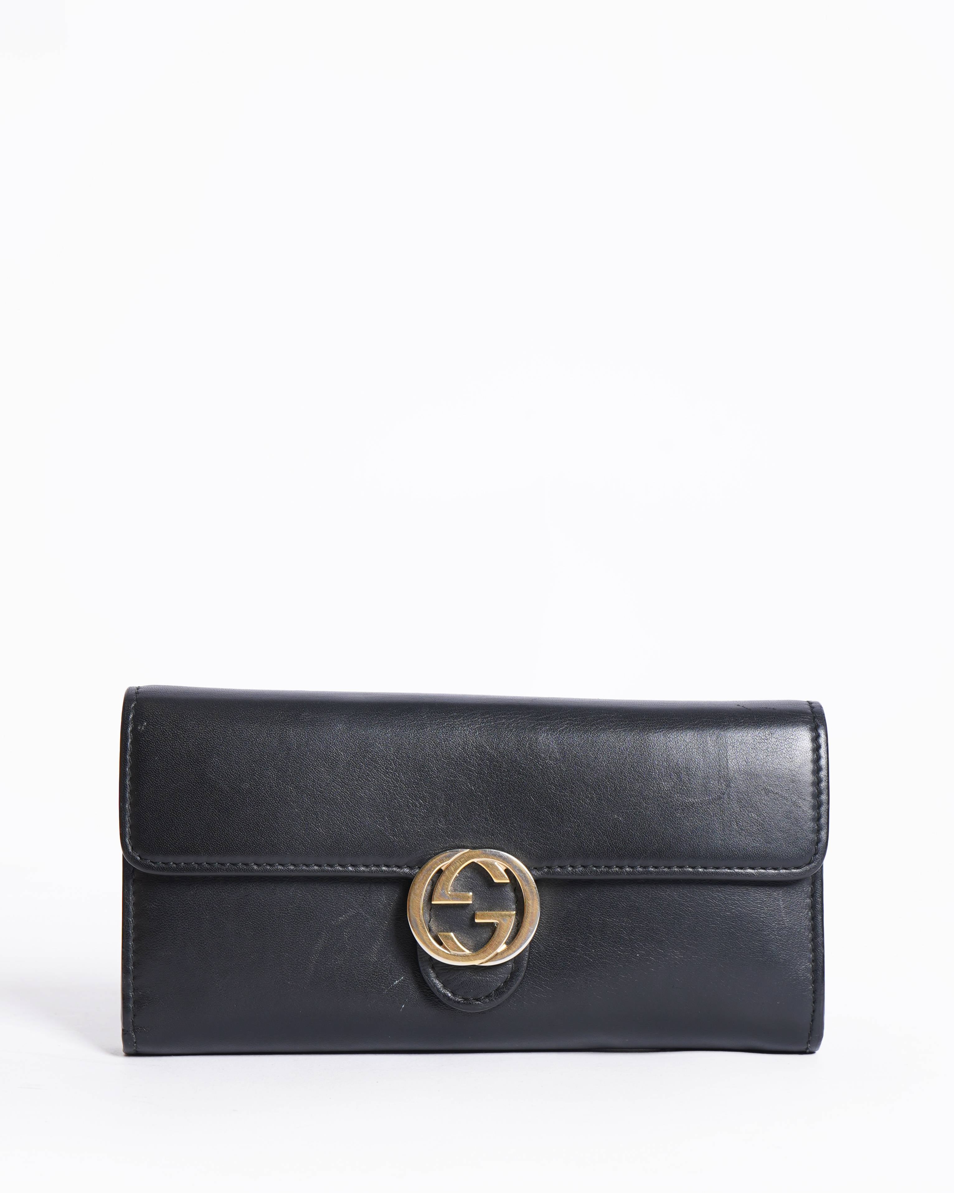 Gucci Leather GG wallet
