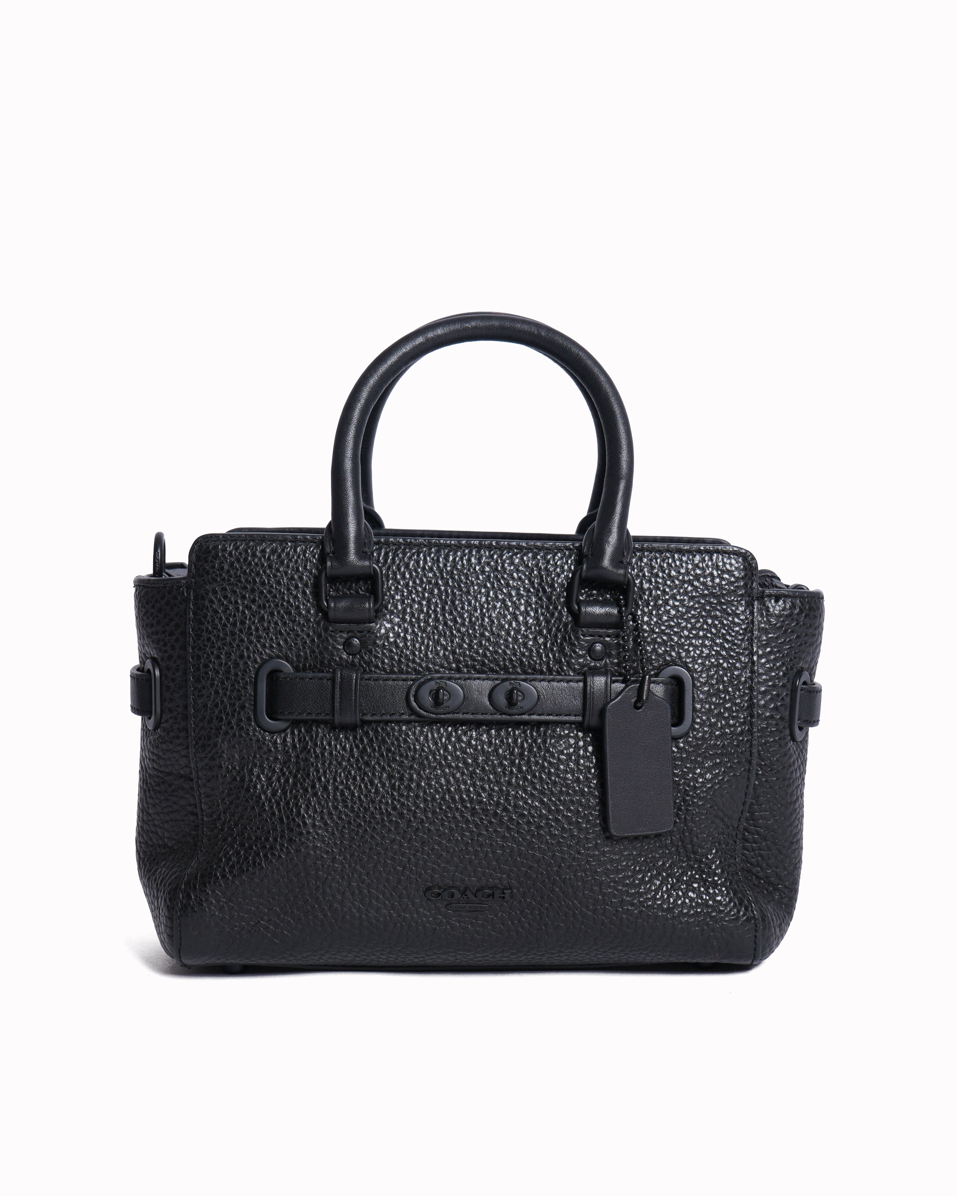 Coach Mini Blake Black Monochrome Carryall bag