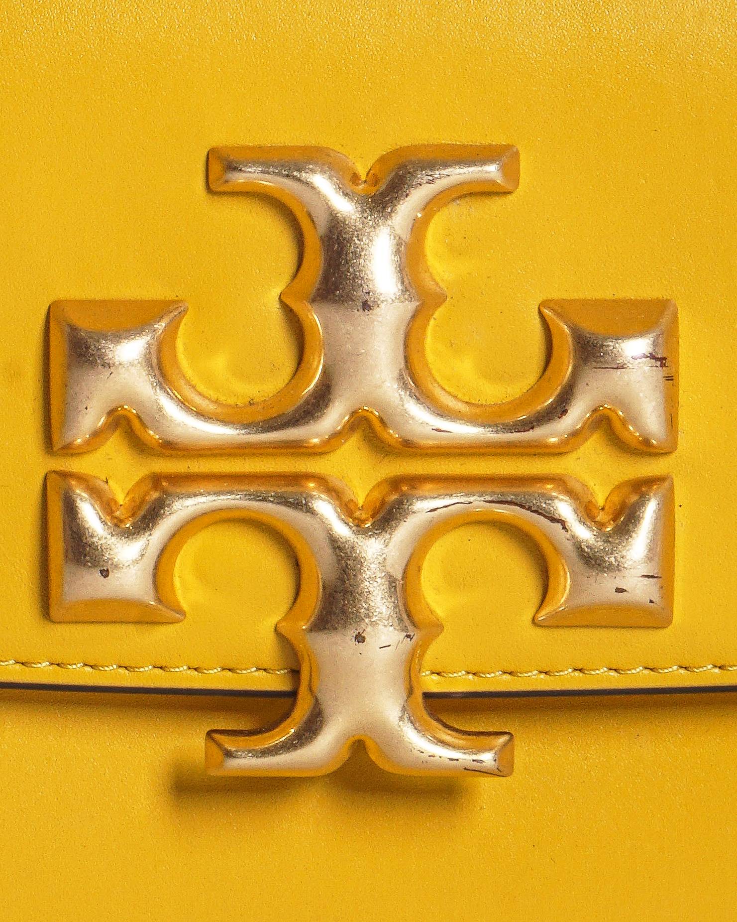 Tory Burch Eleanor Small Convertible Shoulder Bag In Yellow