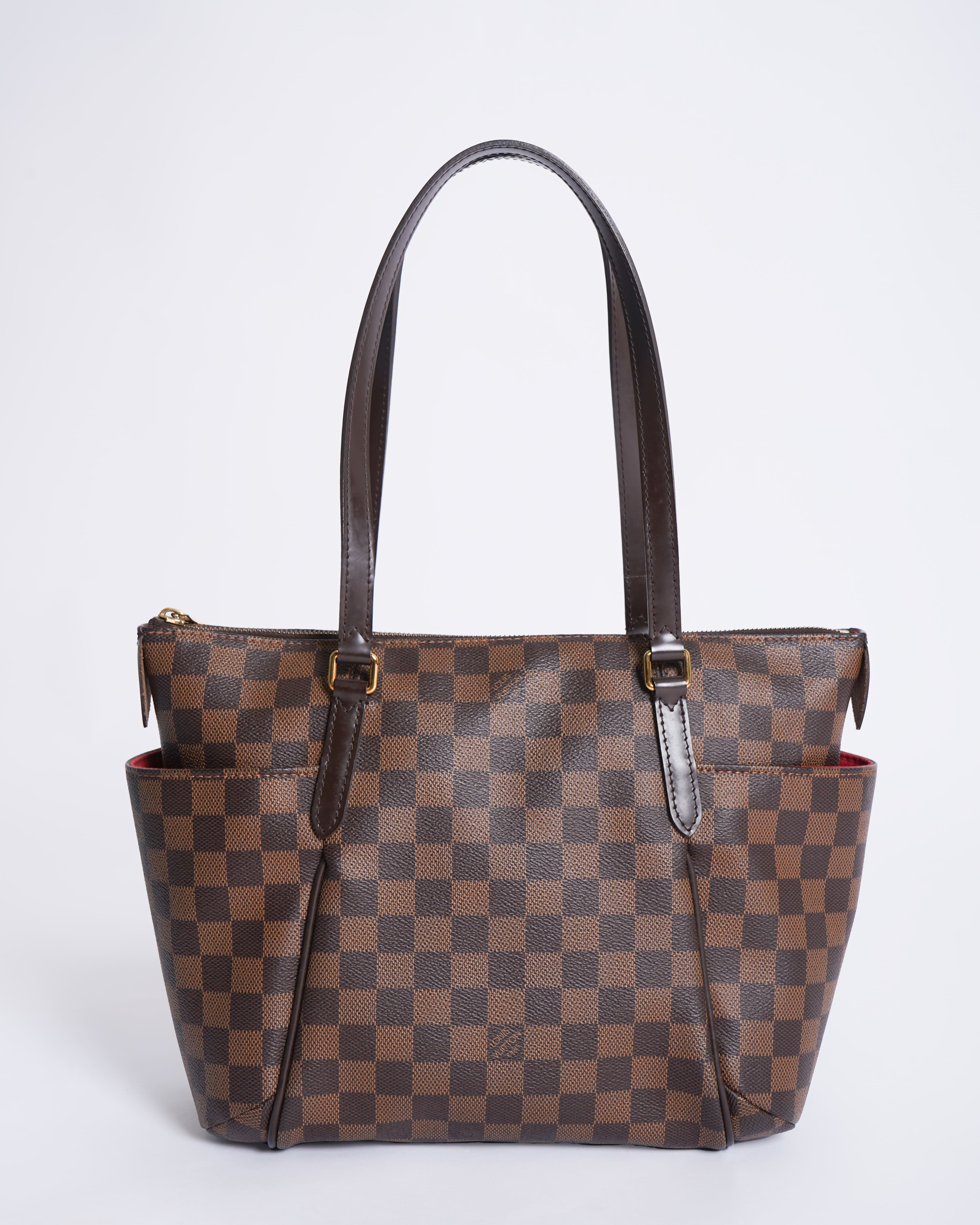 Louis Vuitton brown canvas totally tote bag