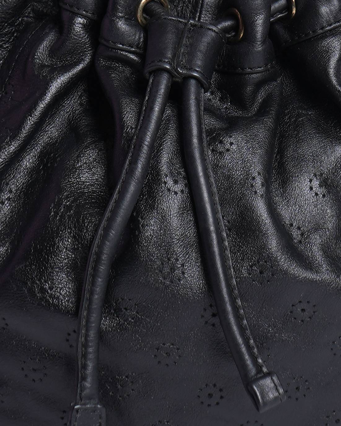 See by Chloé Leather Drawstring Bucket Bag