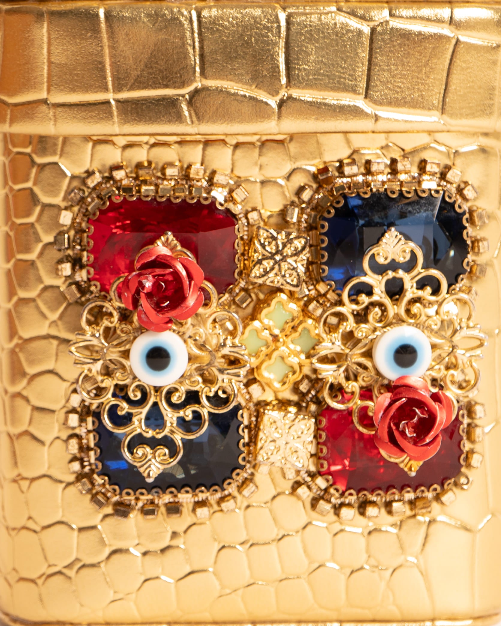 Papa Don't Preach Embellished Leather Shopper Sling Bag
