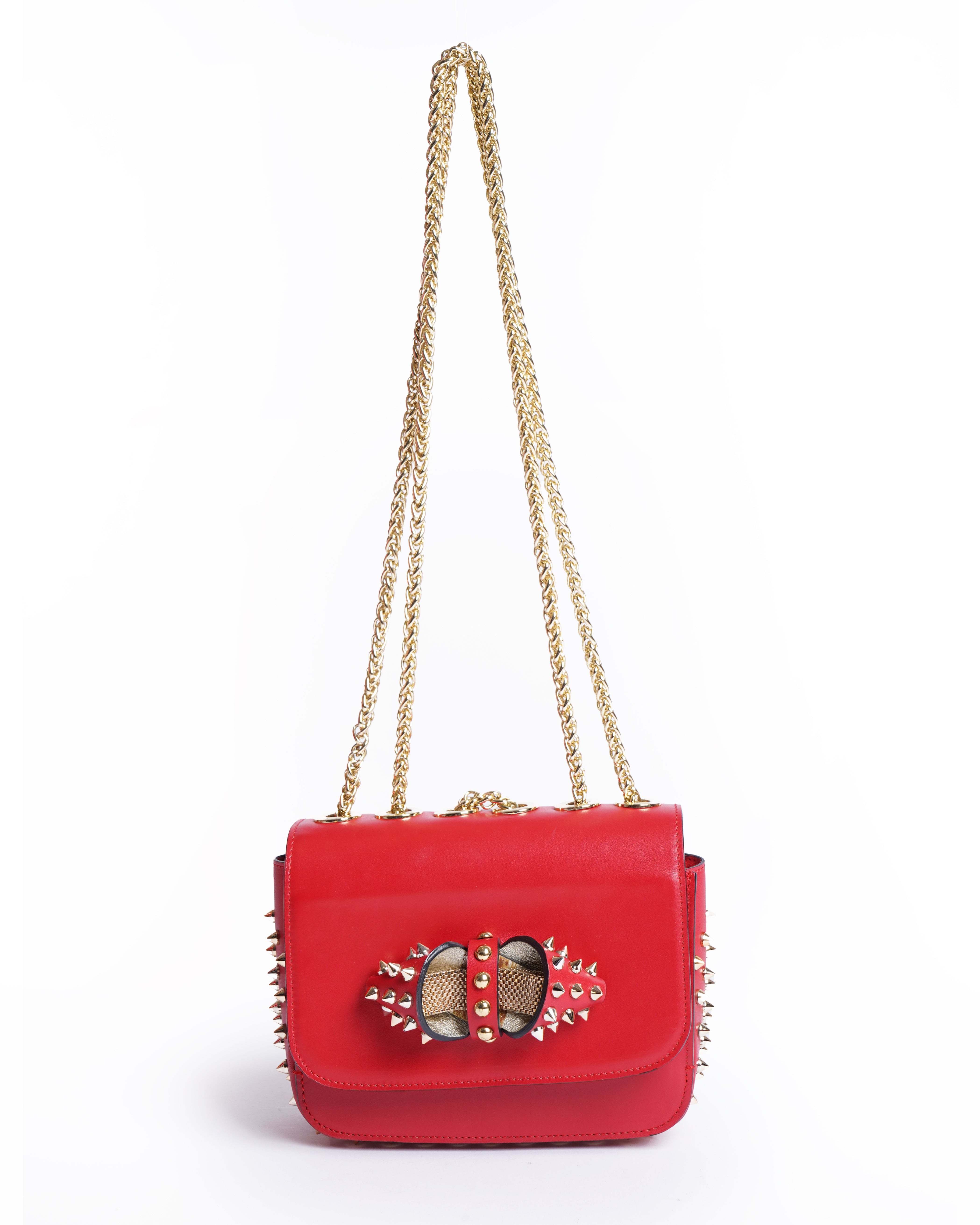 Christian Louboutin spiked mini sweet charity Crossbody bag