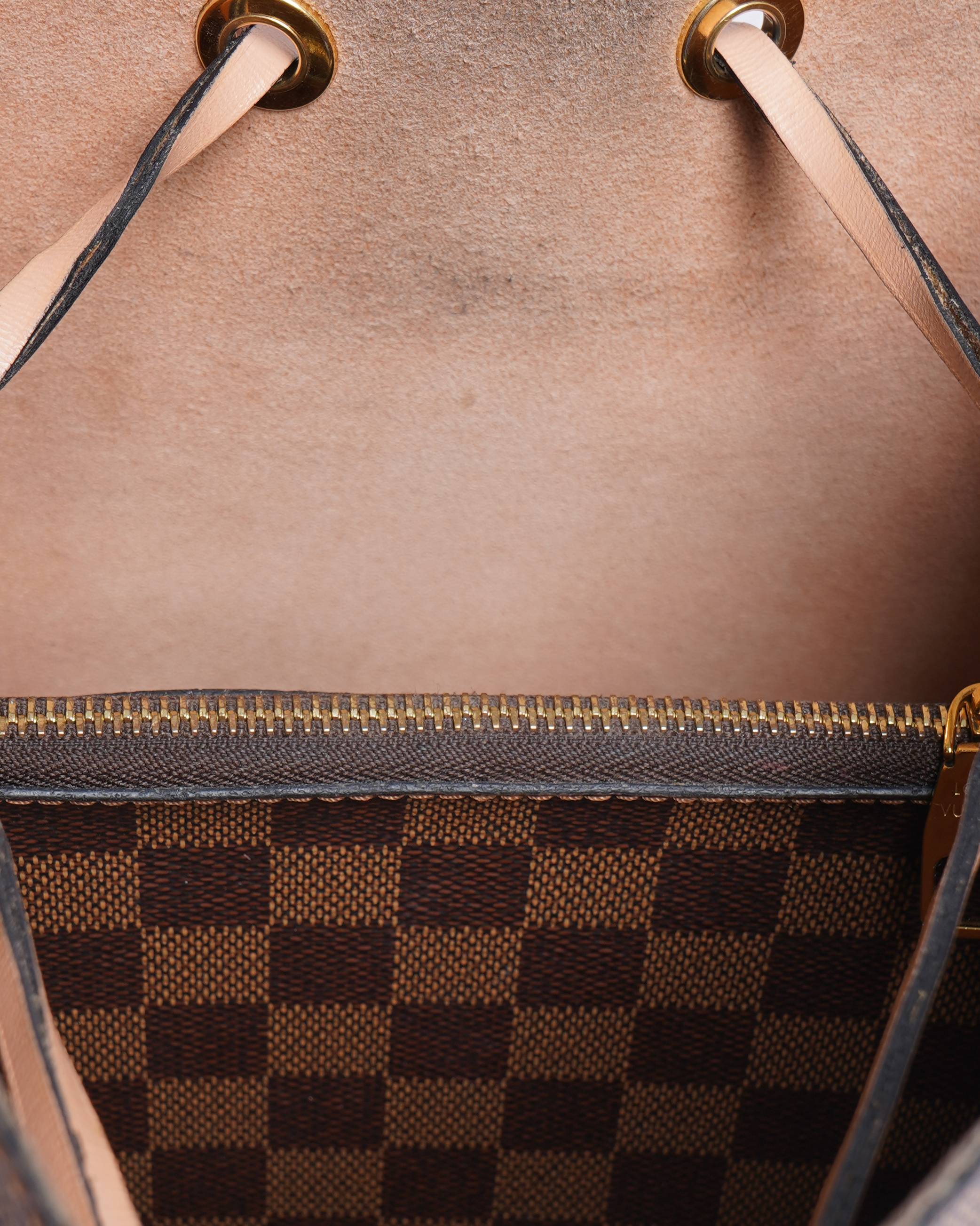 Louis vuitton damier ebene neoneo bb bucket bag