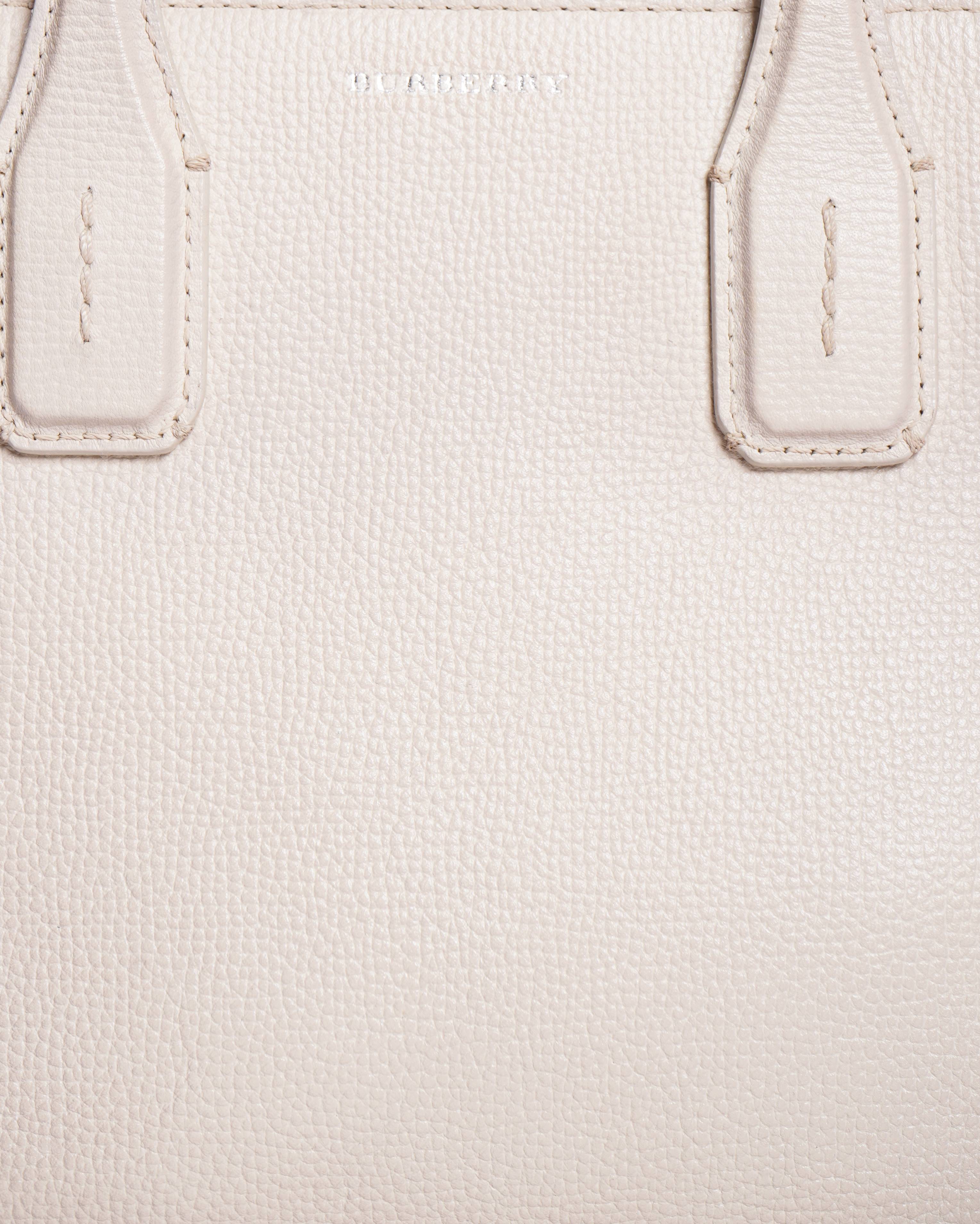 Burberry Leather Small Banner Tote