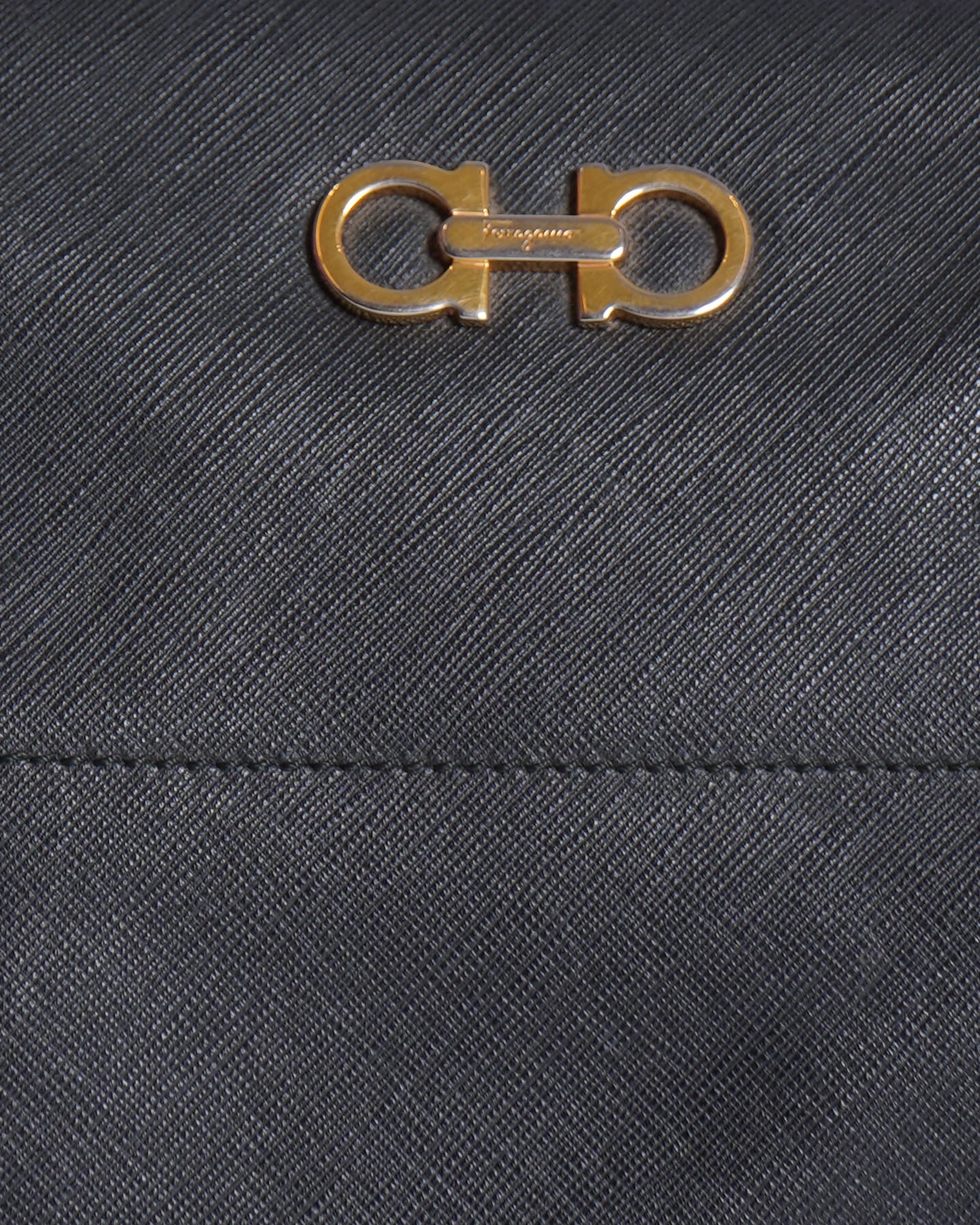 Salvatore Ferragamo Top Handle Bag In Black