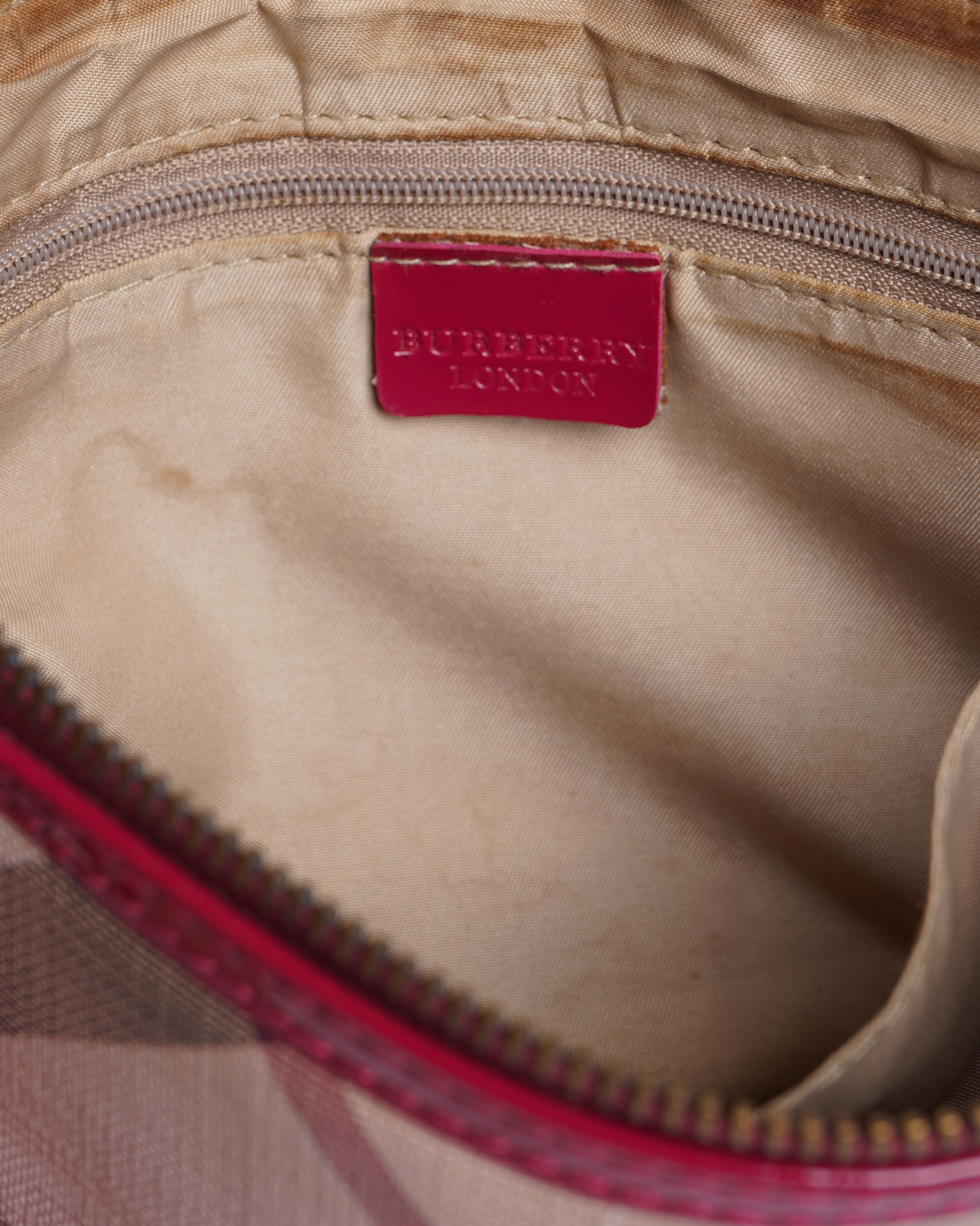 Burberry Supernova Check Pochette Gradient Pink