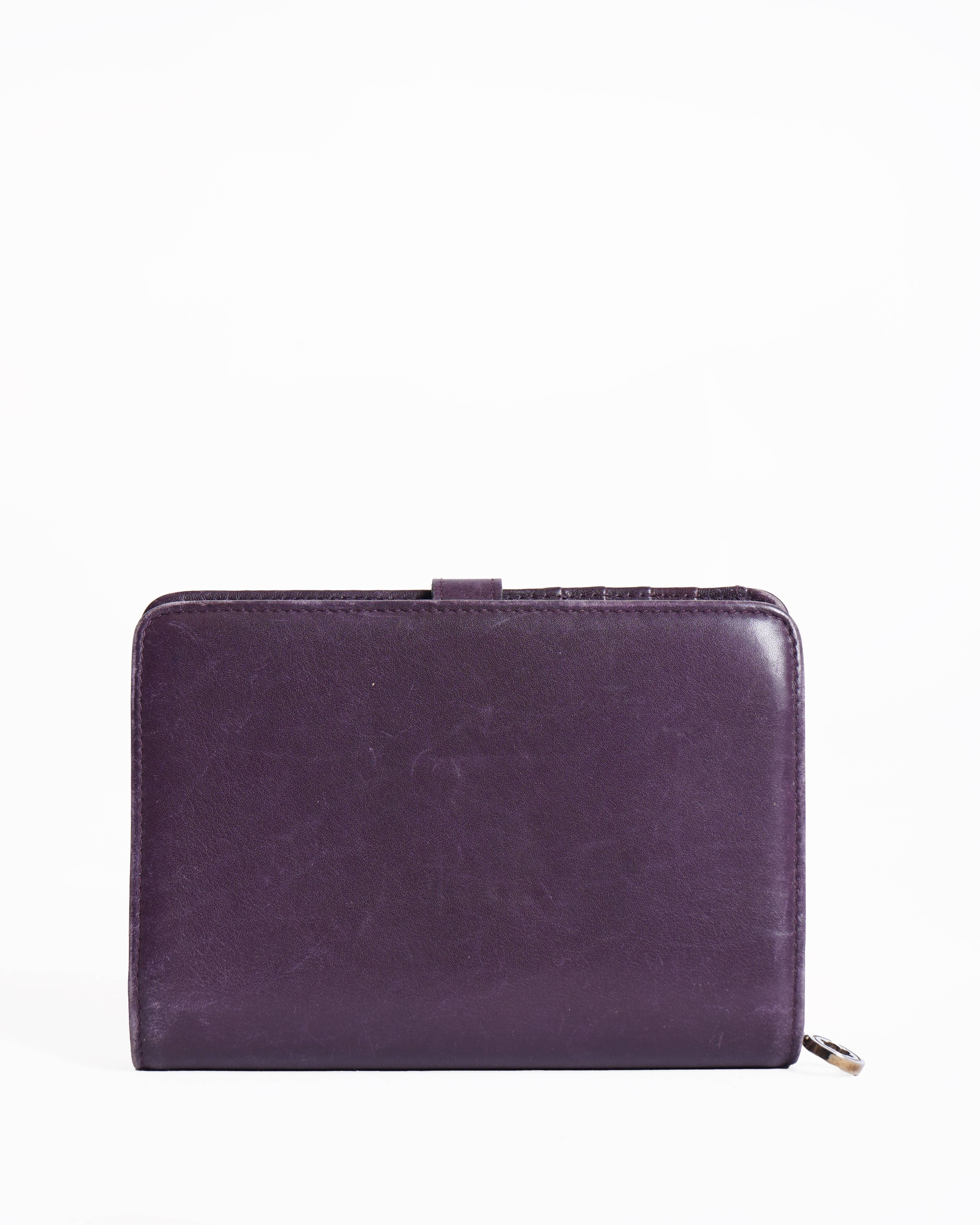 Montblanc Wallet In Purple