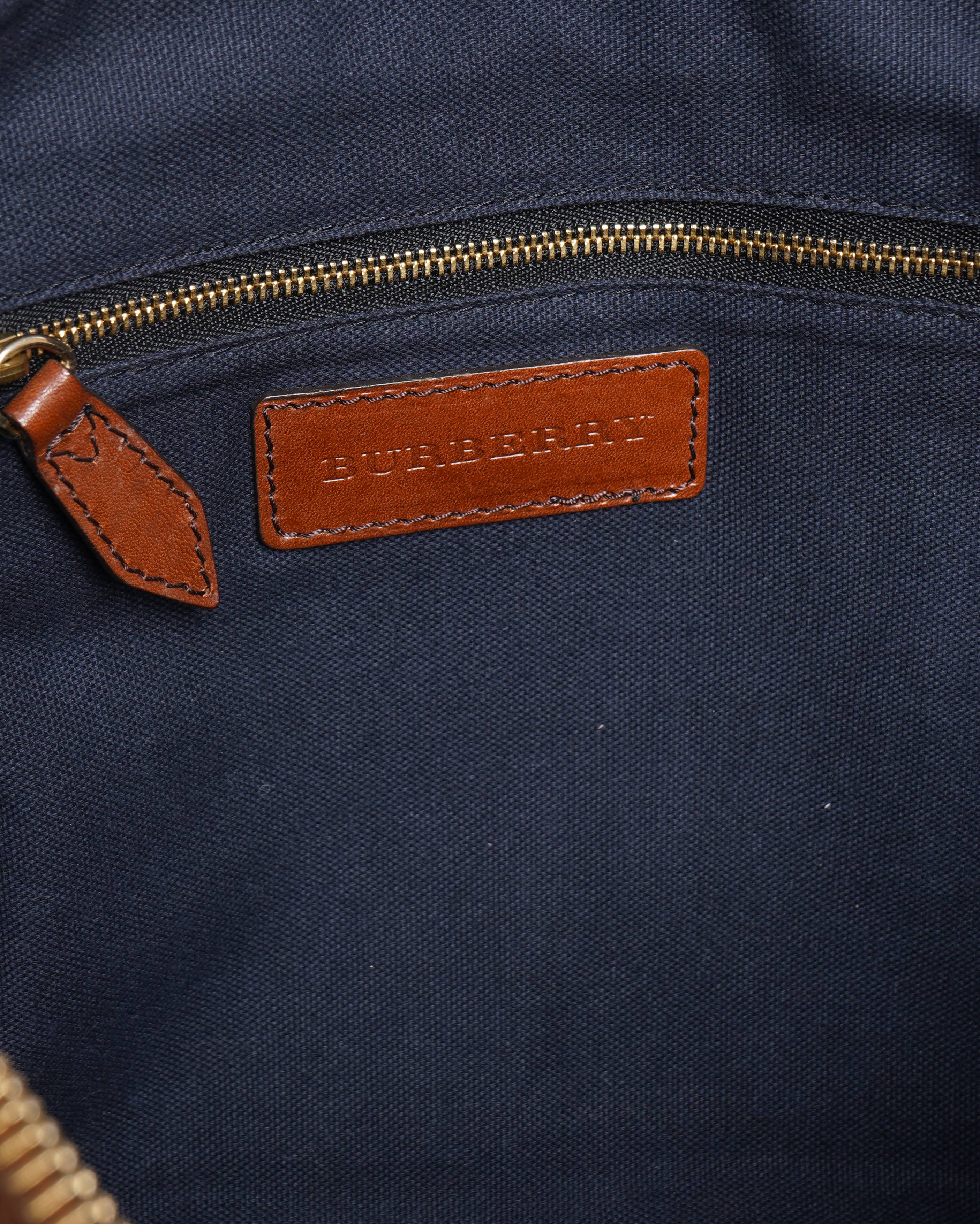 Burberry house check birdle orchard top handle bag