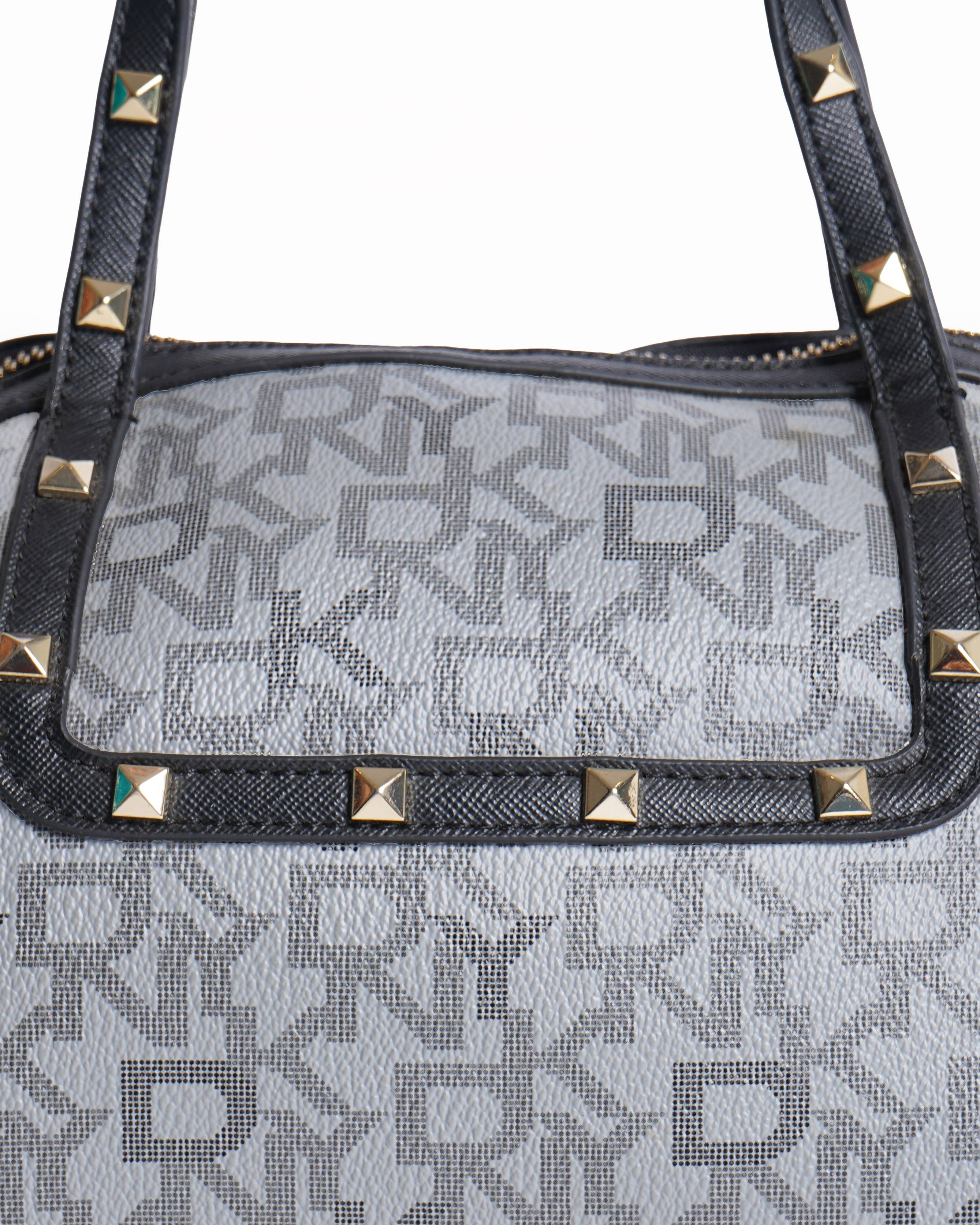 DNKY
Studded Monogram Shoulder Bag