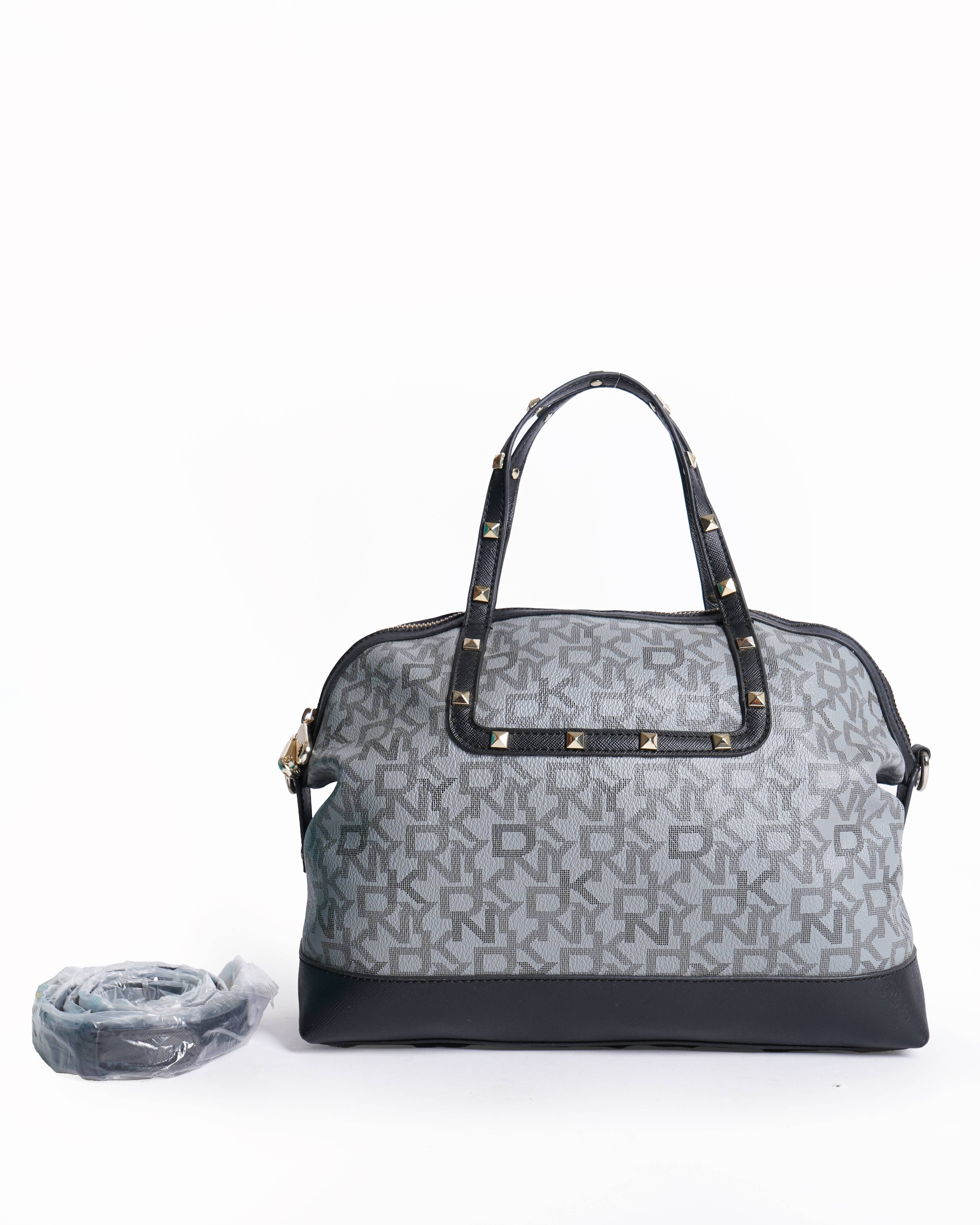 DNKY
Studded Monogram Shoulder Bag