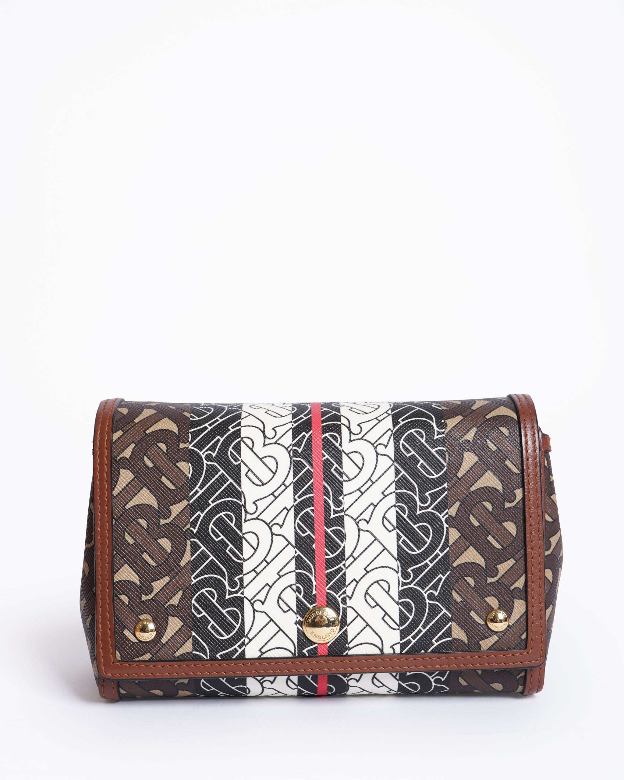 Leather Burberry Floral Bag Burberry TB Monogram Printed Note Bag