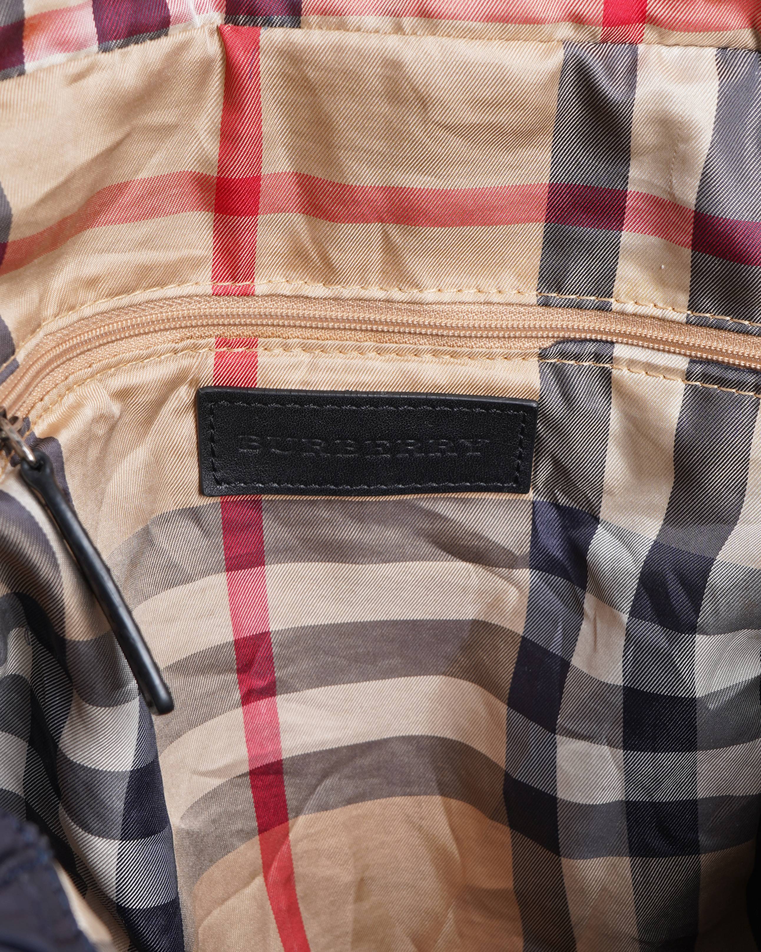Burberry black tote bag