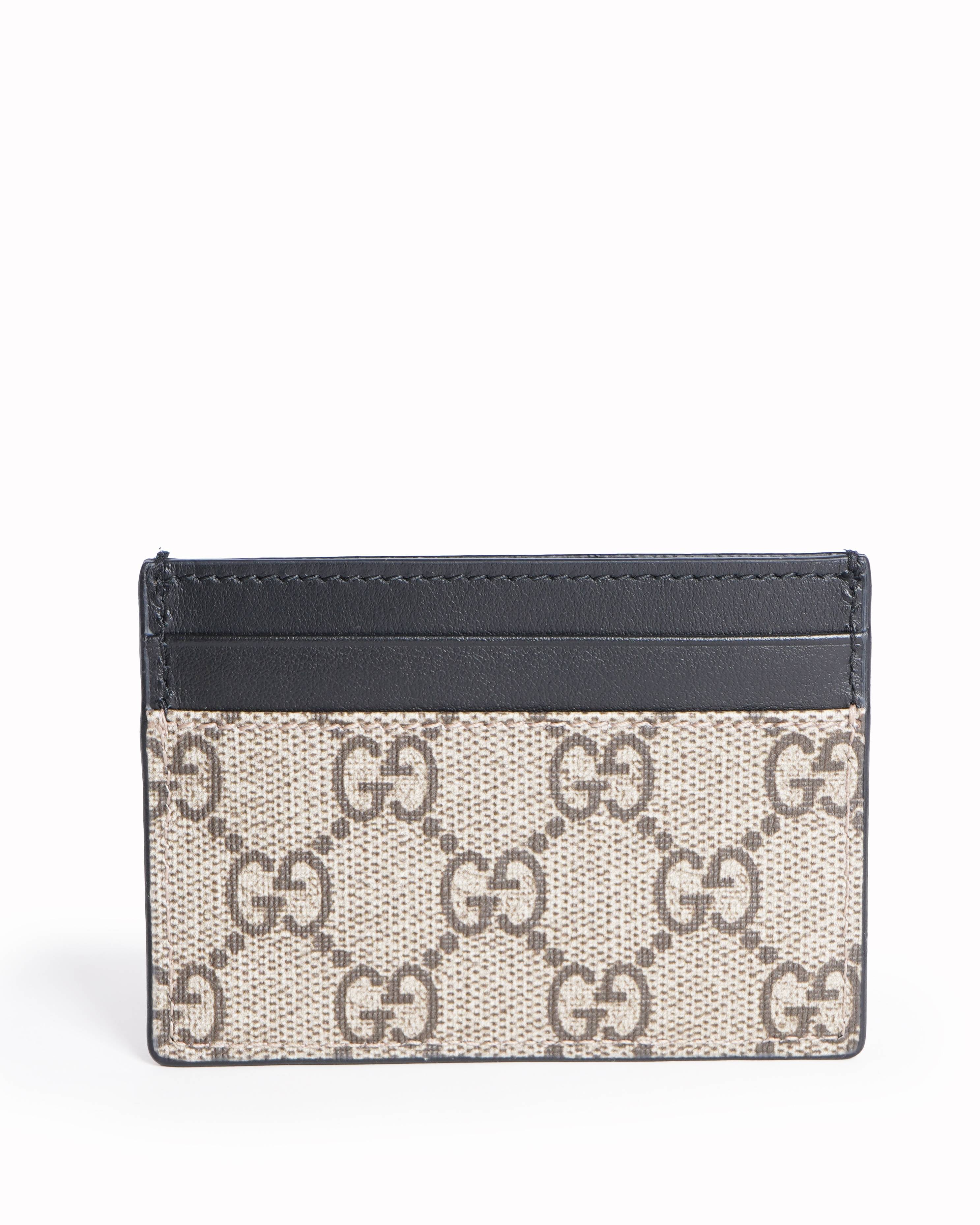 Gucci GG Supreme Bee Print Cardholder