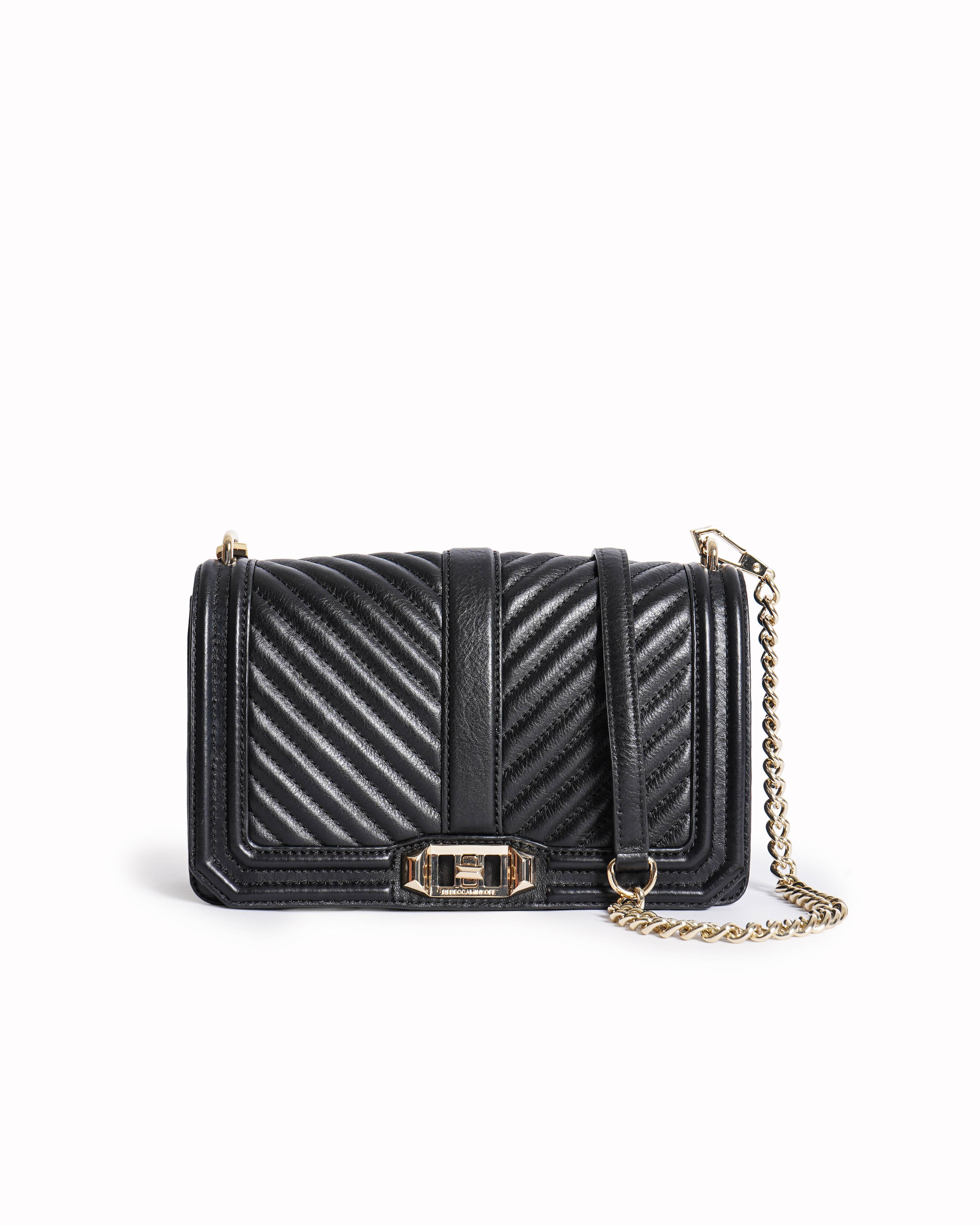 Rebecca Minkoff Chevron Quilted Love Crossbody Bag