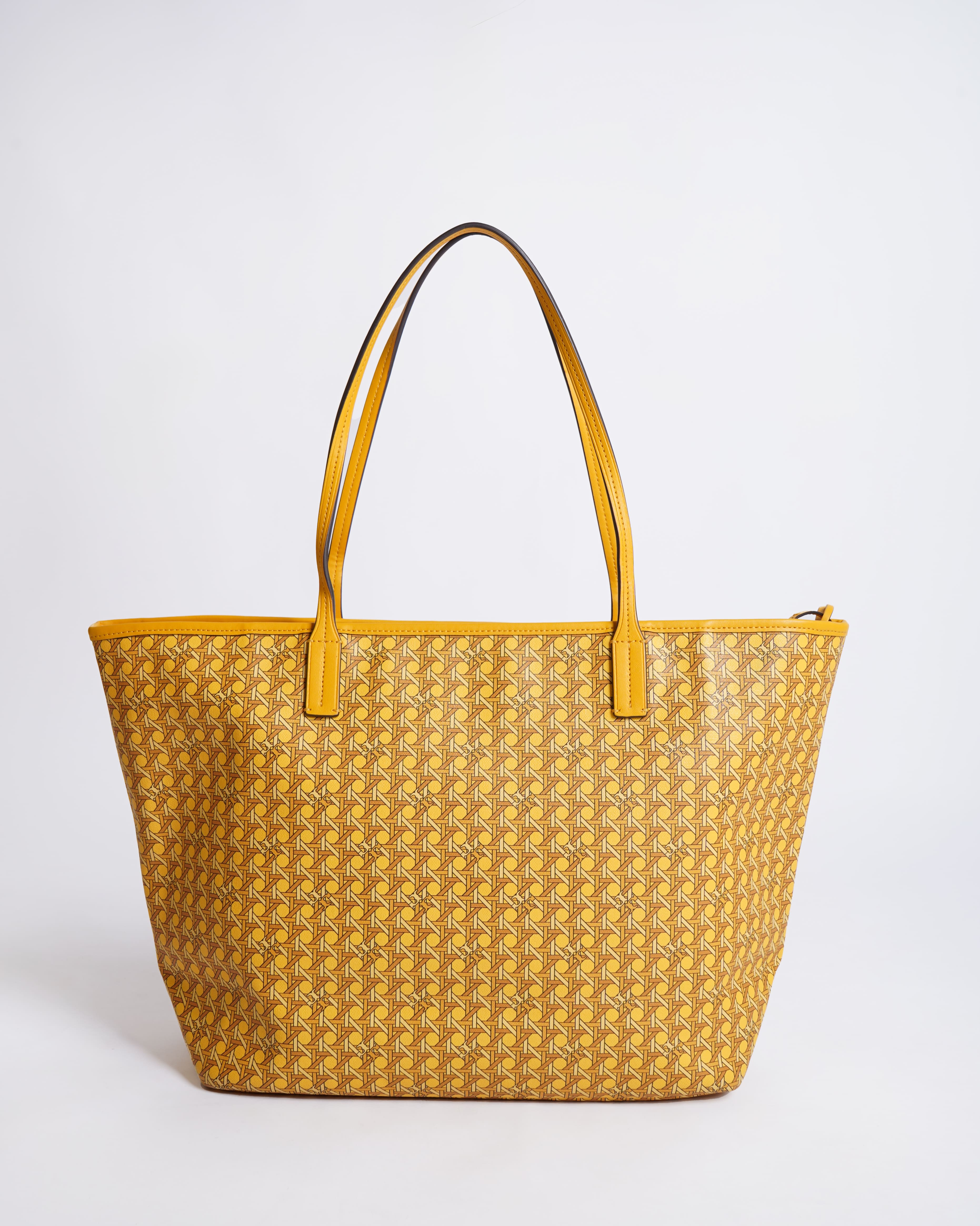 Tory burch ever ready zip tote bag in yellow