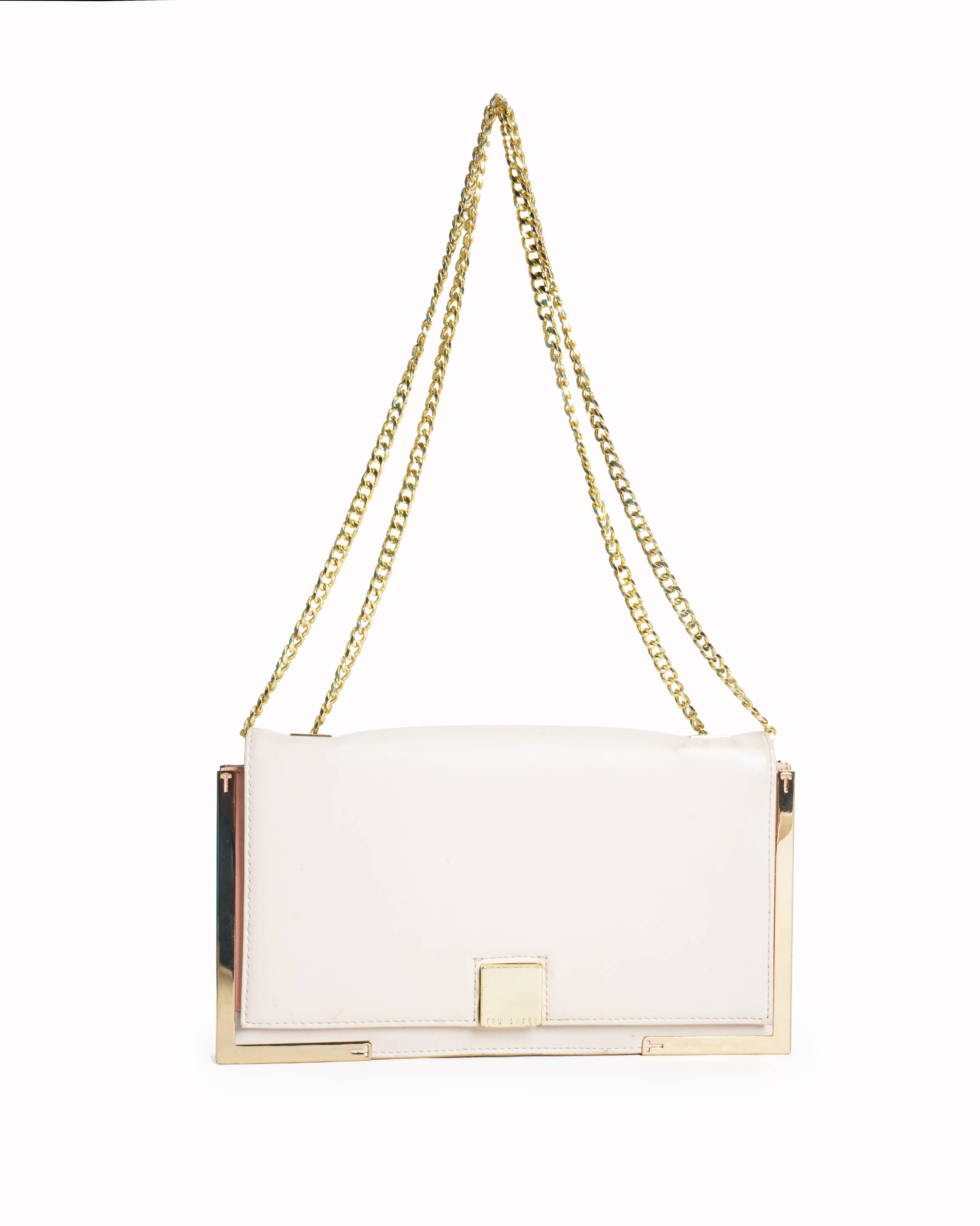 Ted Baker Crossbody In Beige