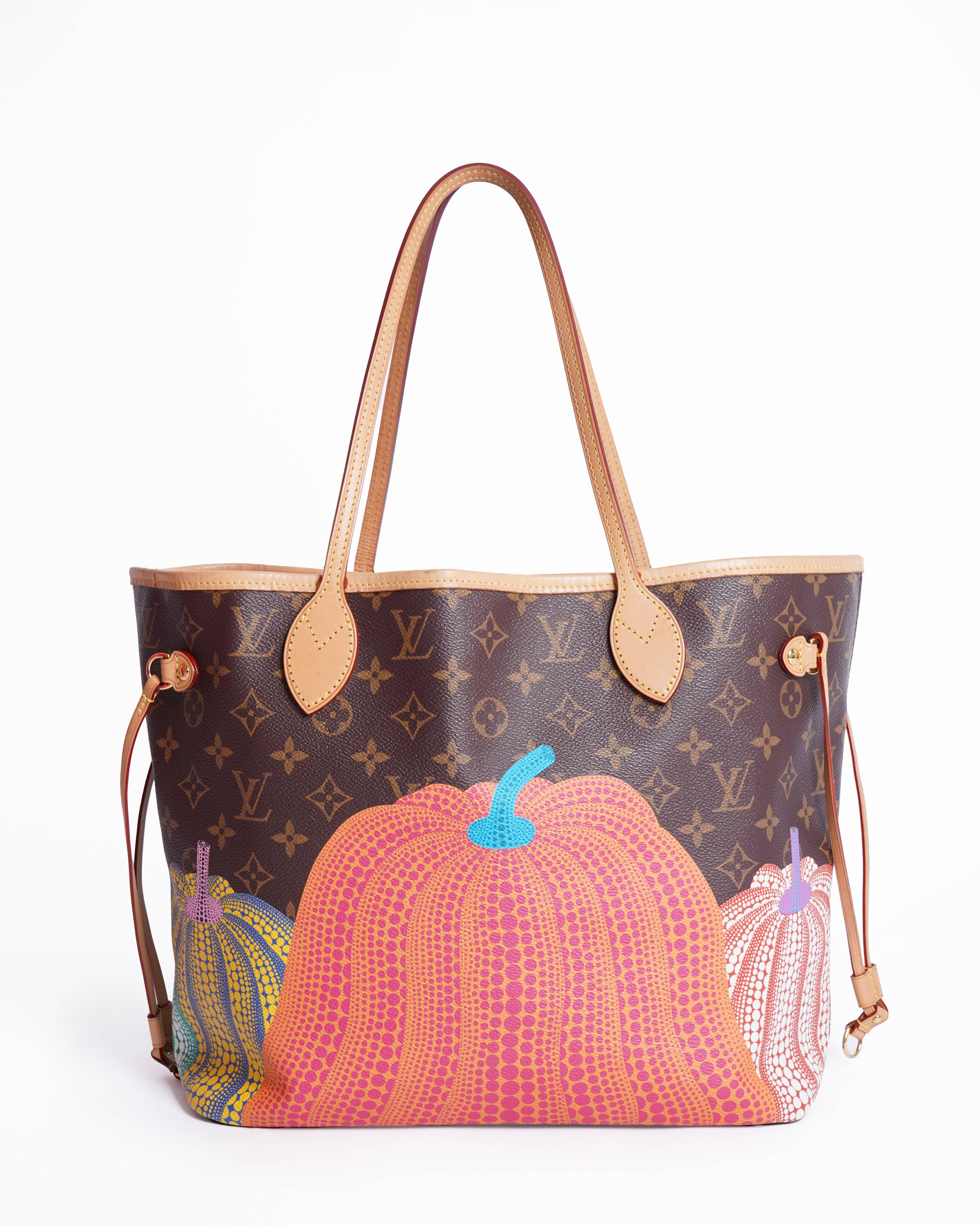New Louis Vuitton X Yayoi kasuma neverfull tote bag