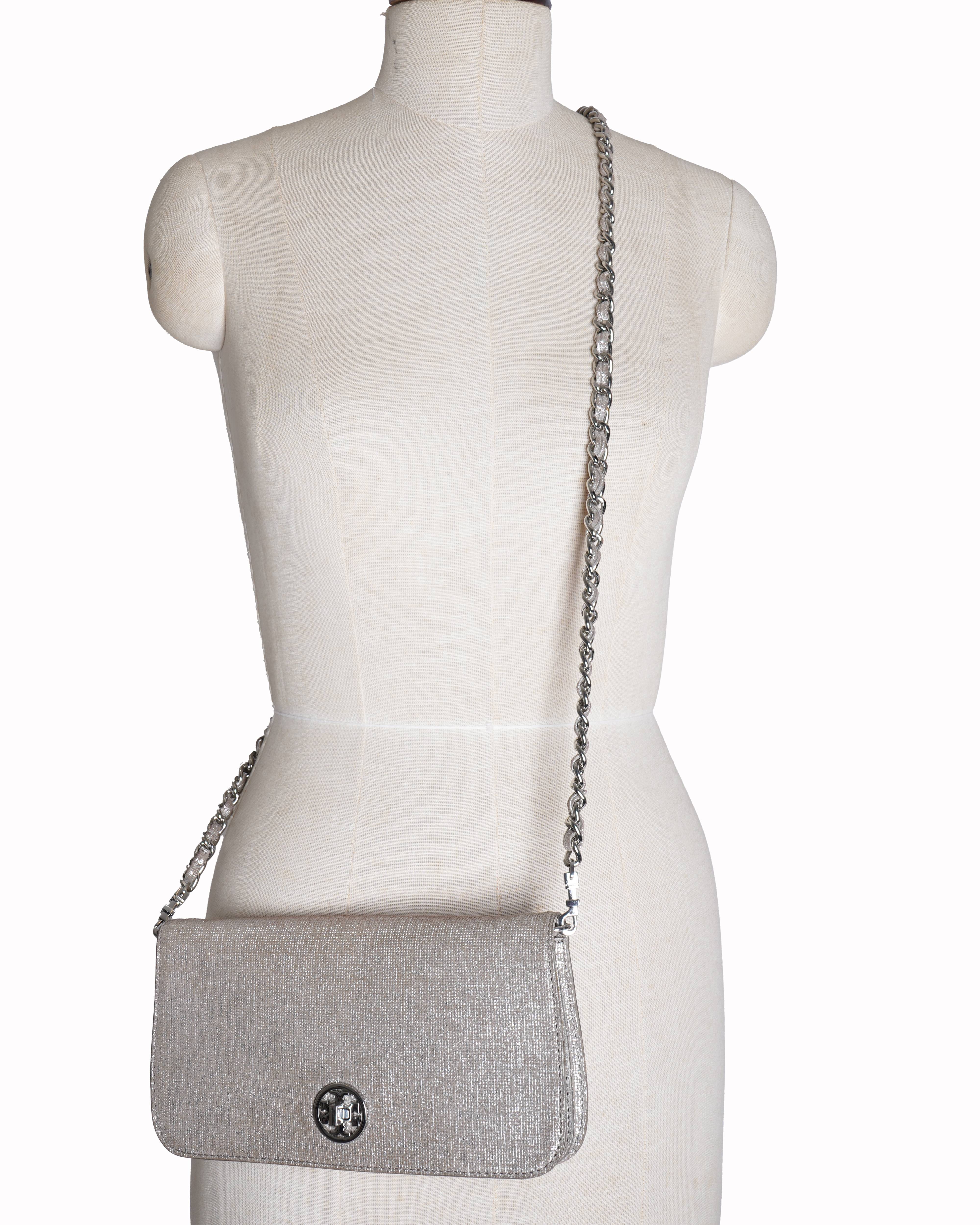 Tory Burch metallic crossbody bag