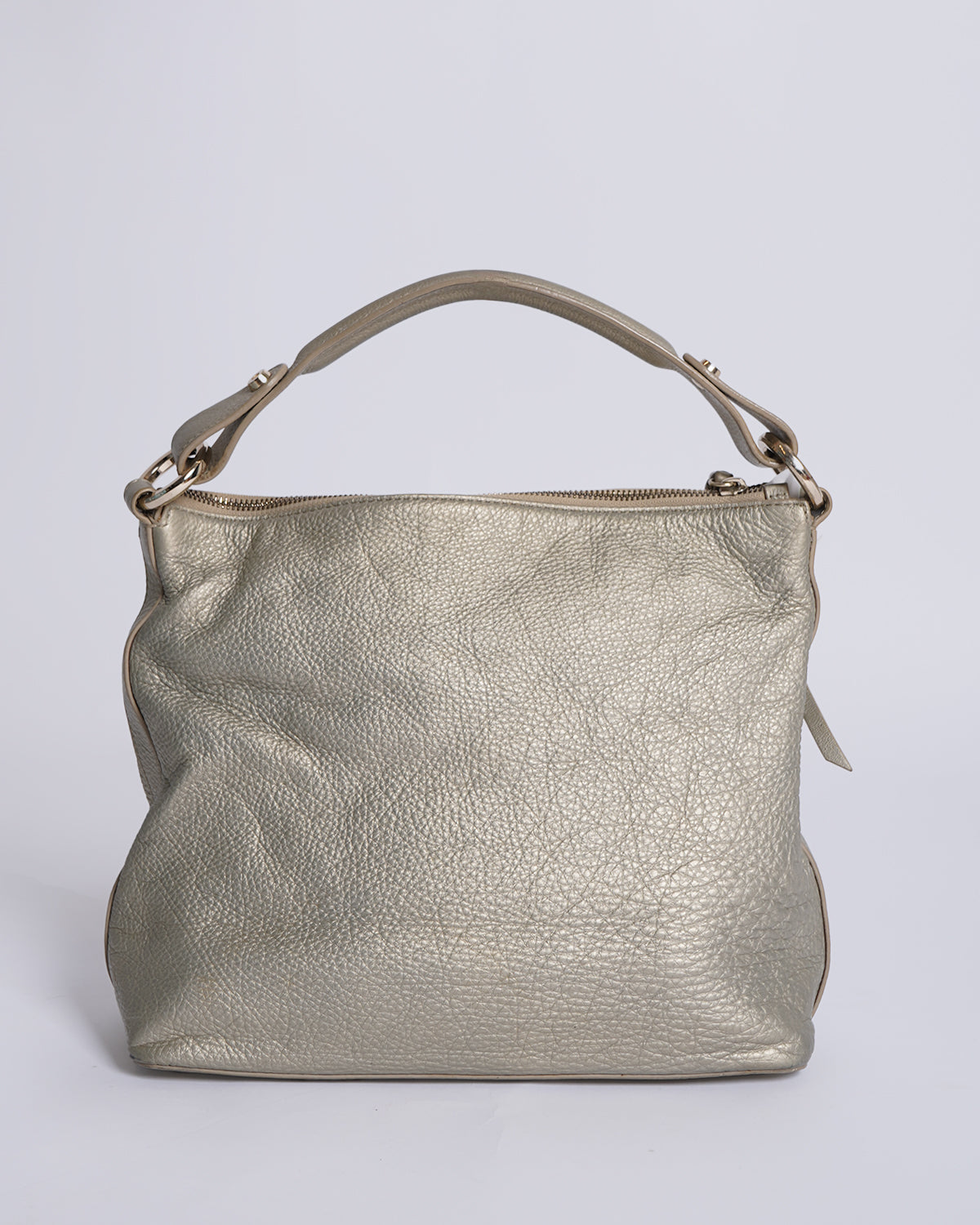 Coccinelle Silver Tone Shoulder Bag