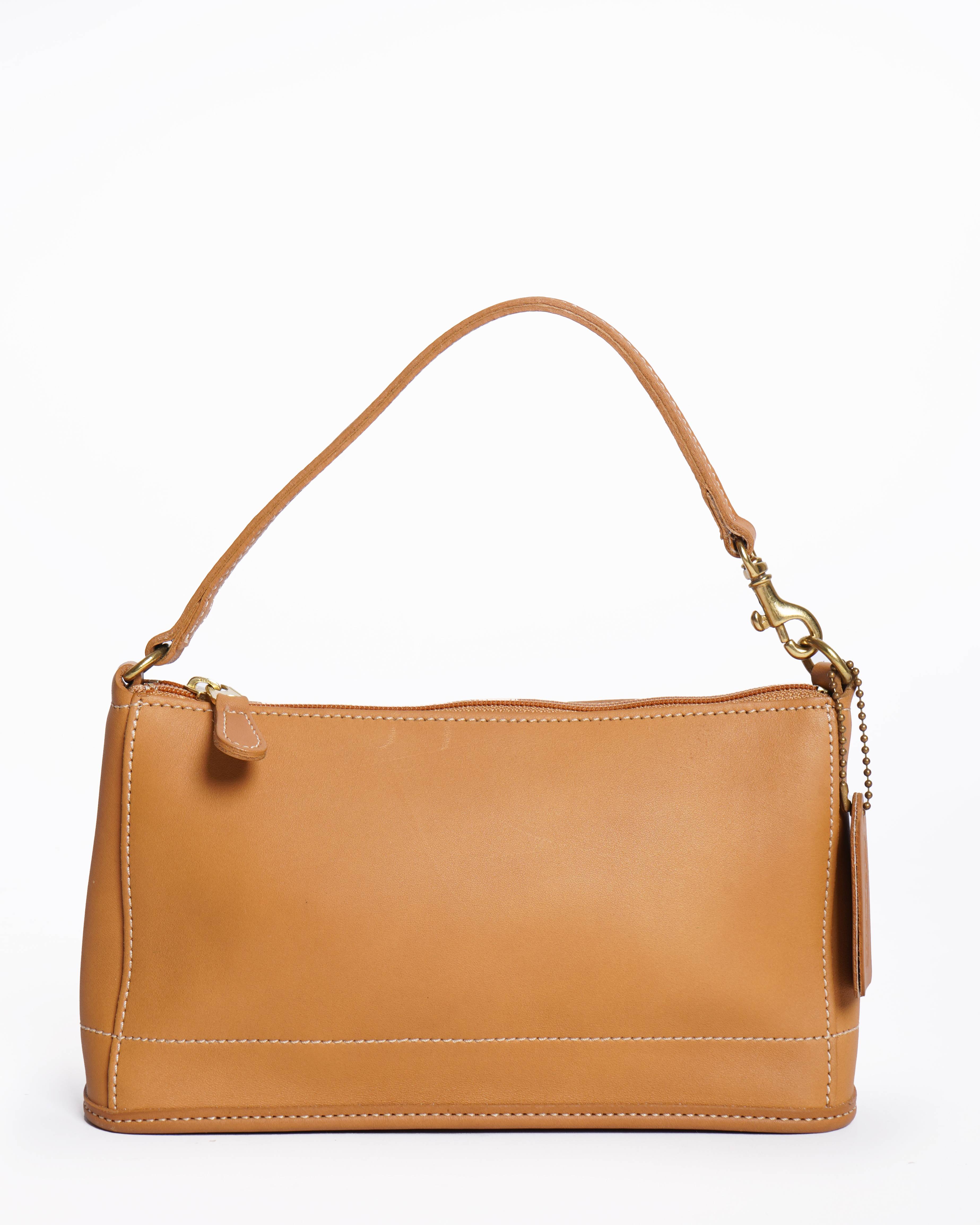 Coach mustard mini shoulder bag