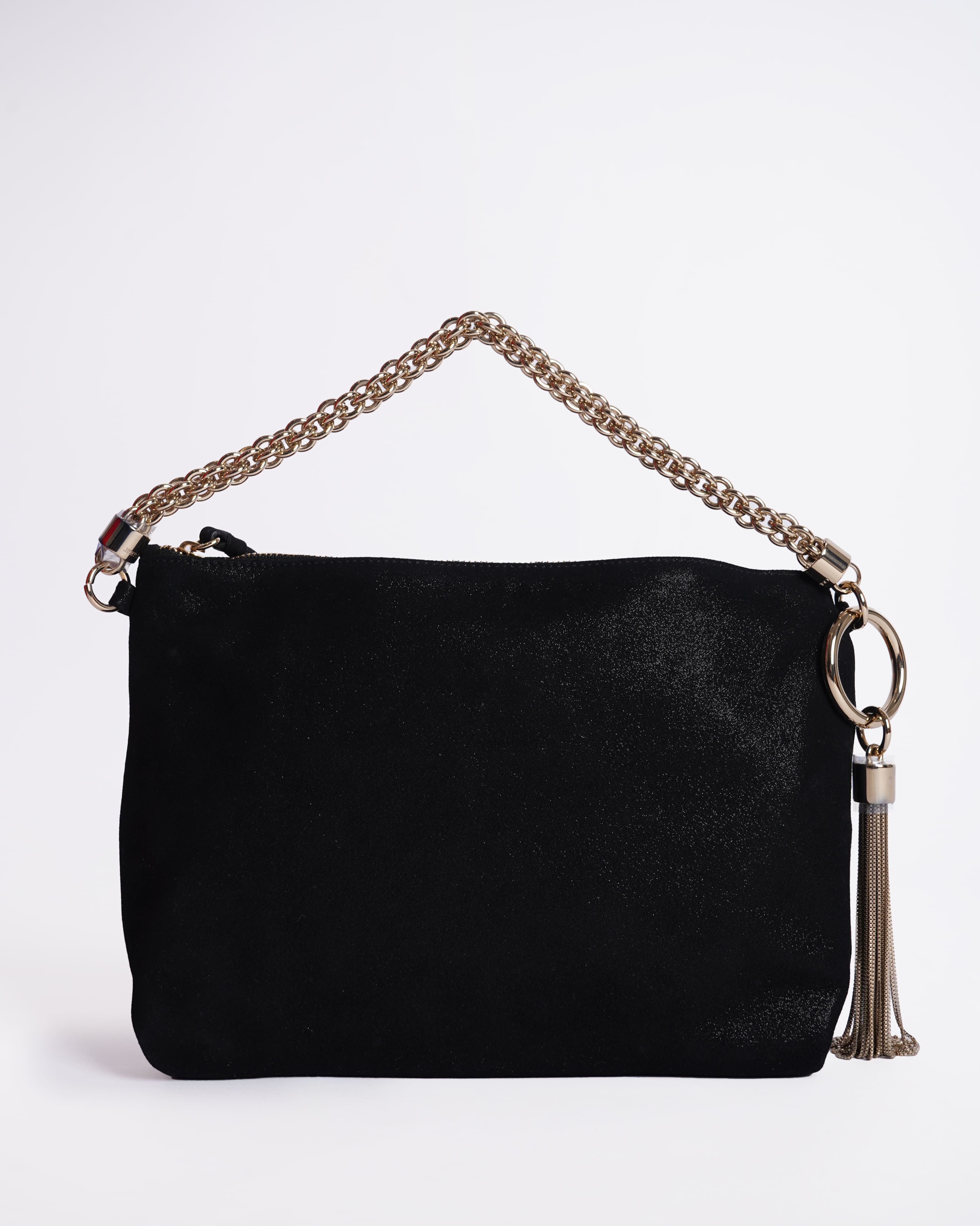 New Jimmy Choo Callie Shimmer Shoulder Bag