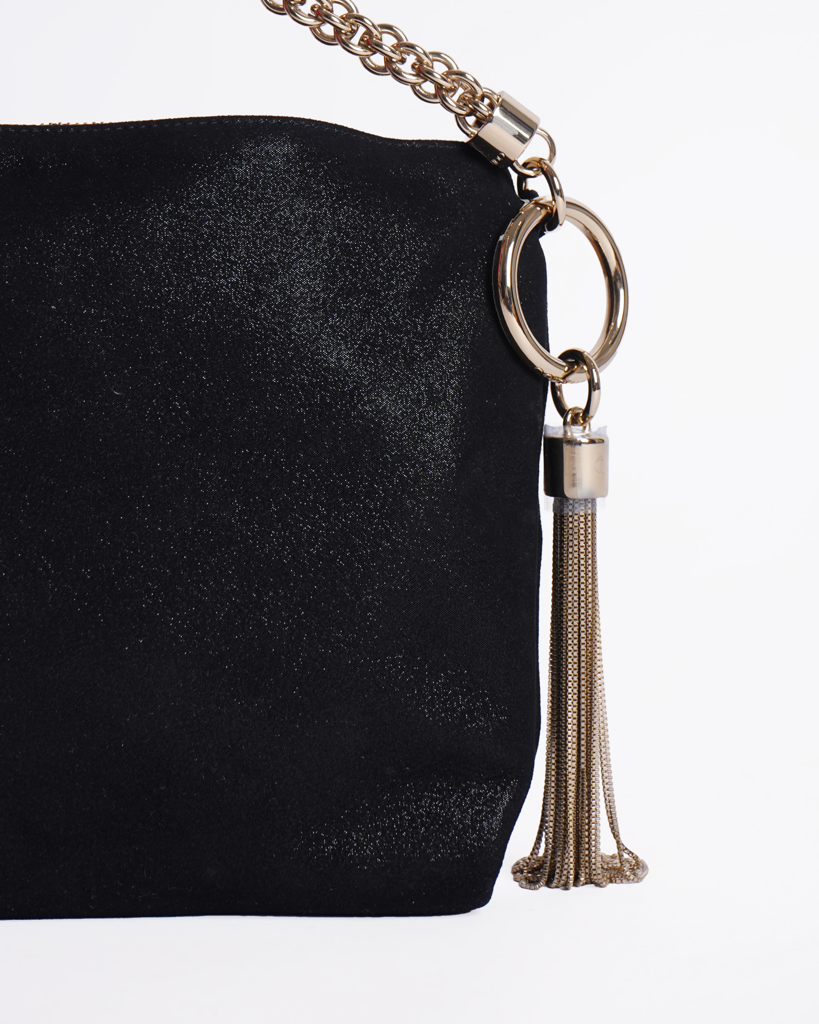 New Jimmy Choo Callie Shimmer Shoulder Bag