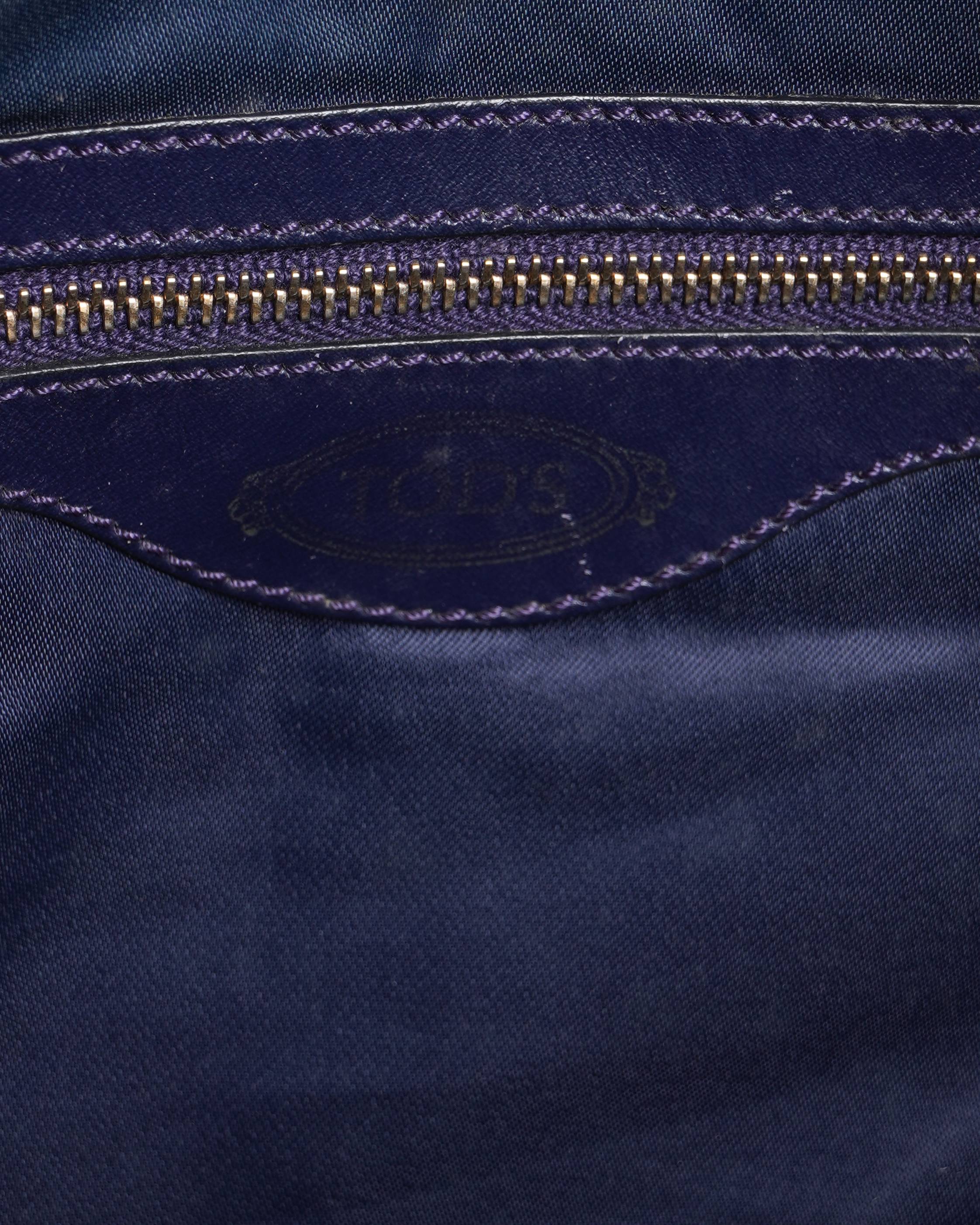 Todβs Bag Ink blue leather handbag