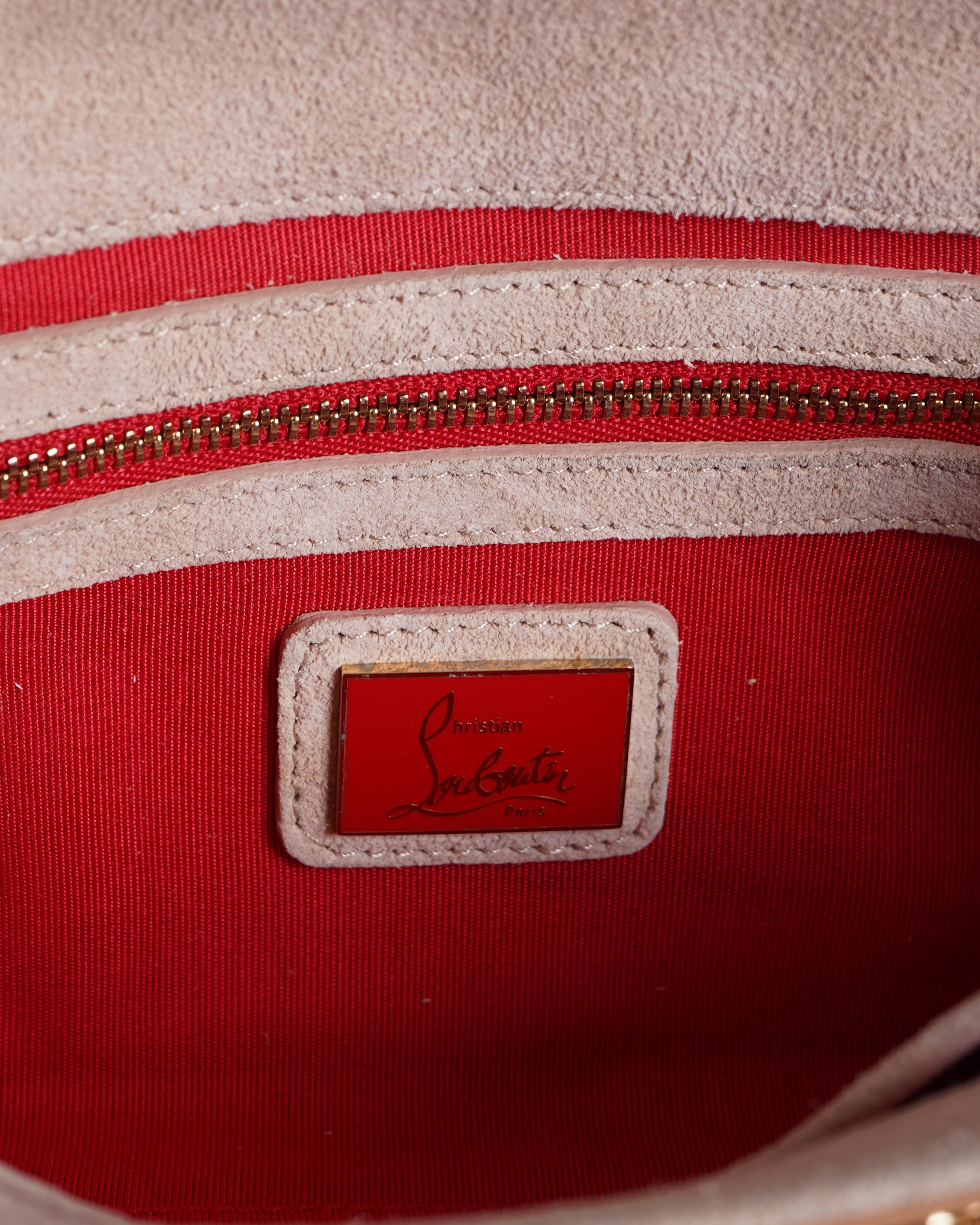 Christian Louboutin Shoulder Bag In Tan