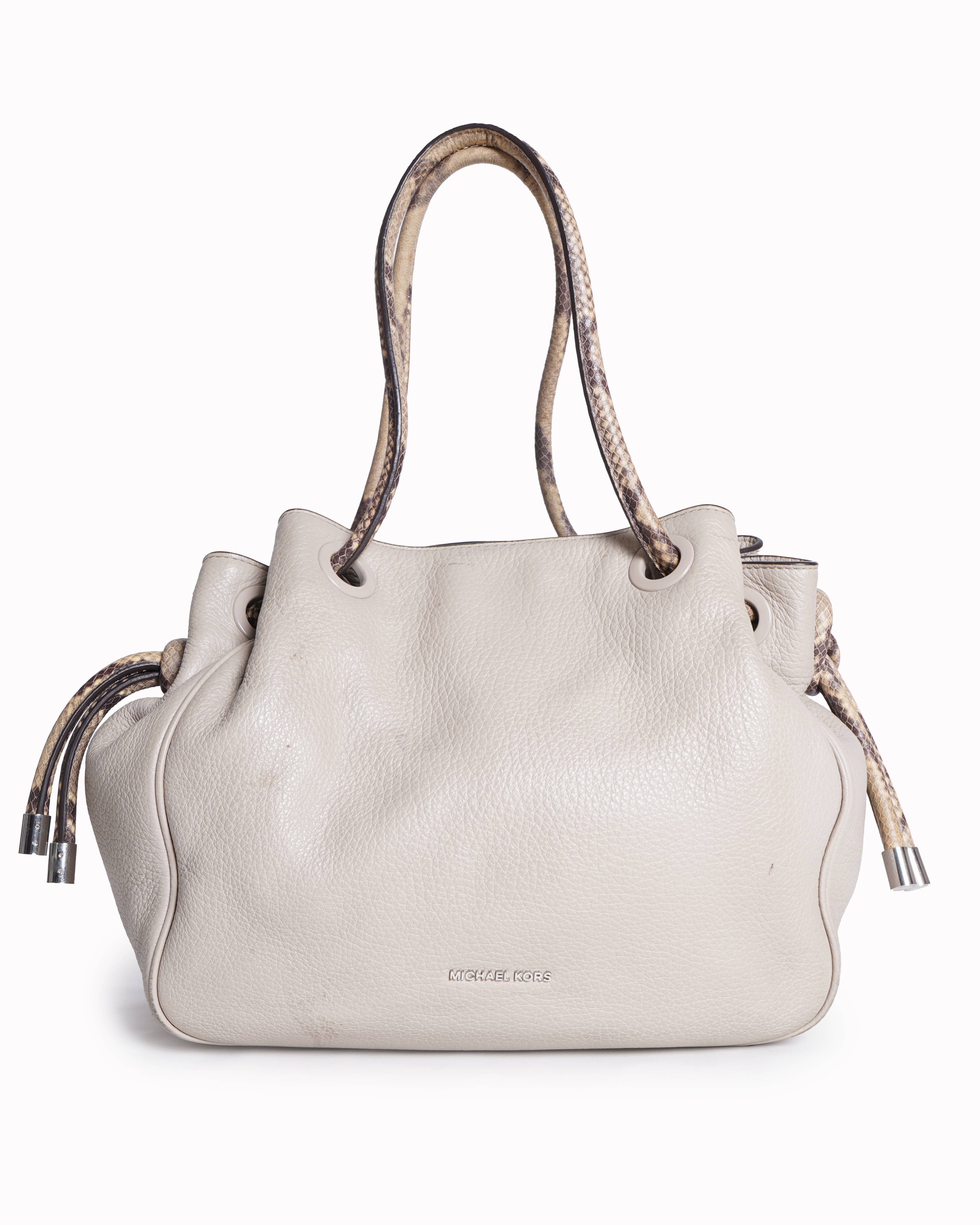 Michael Kors Dalia Large Shoulder Tote in Pebbled Leather