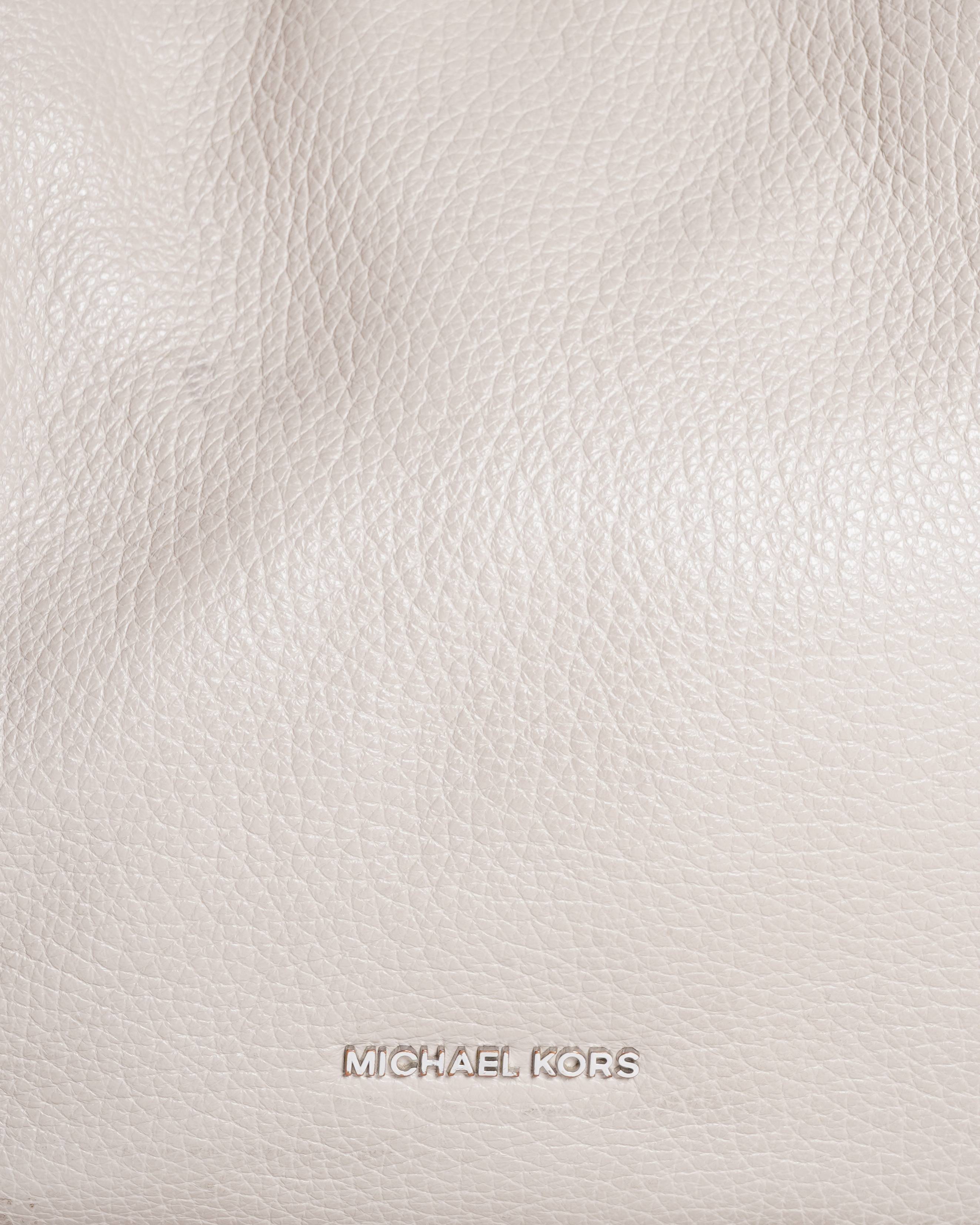 Michael Kors Dalia Large Shoulder Tote in Pebbled Leather