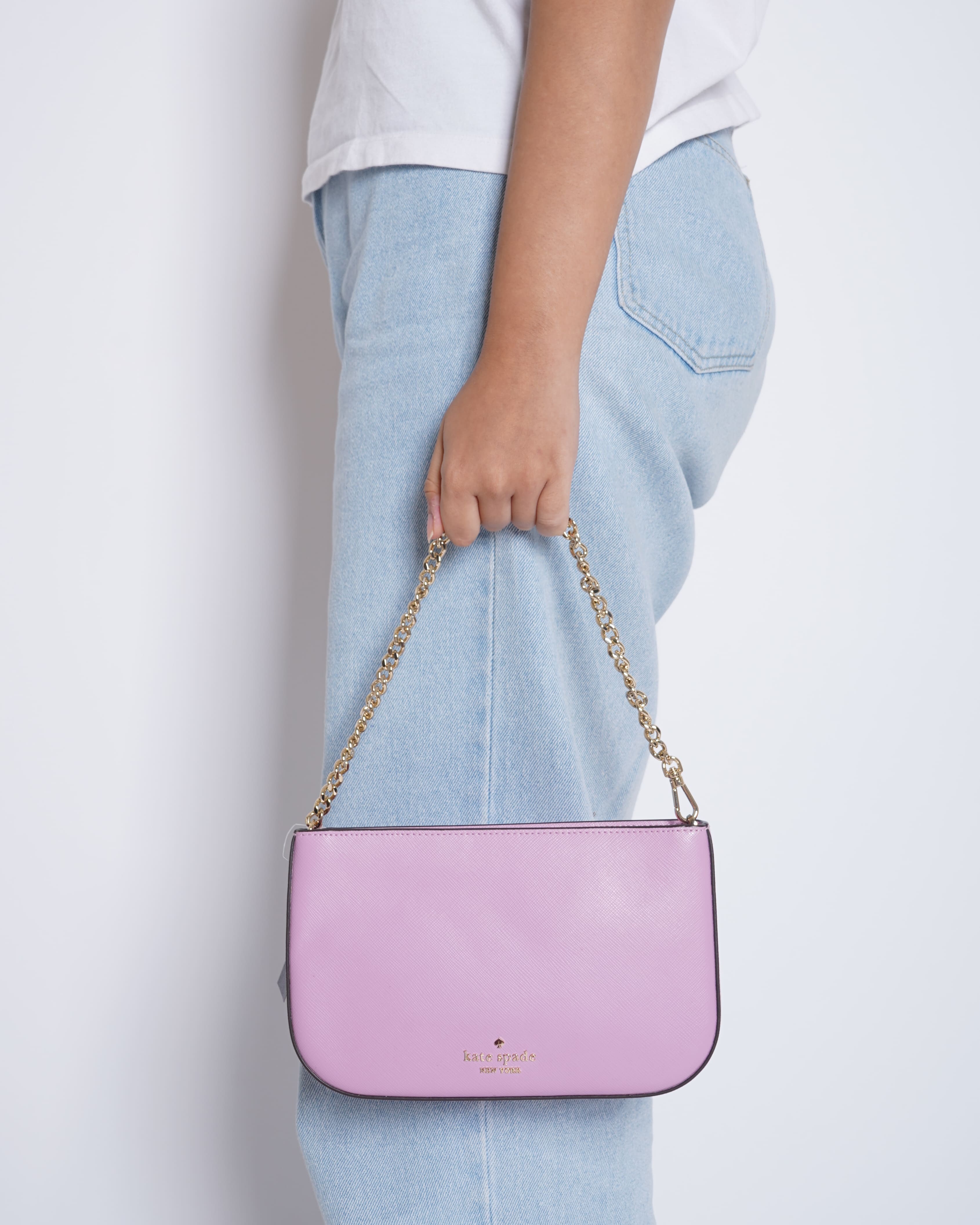 New Kate Spade New York Madison Lilly Pochette in Pink