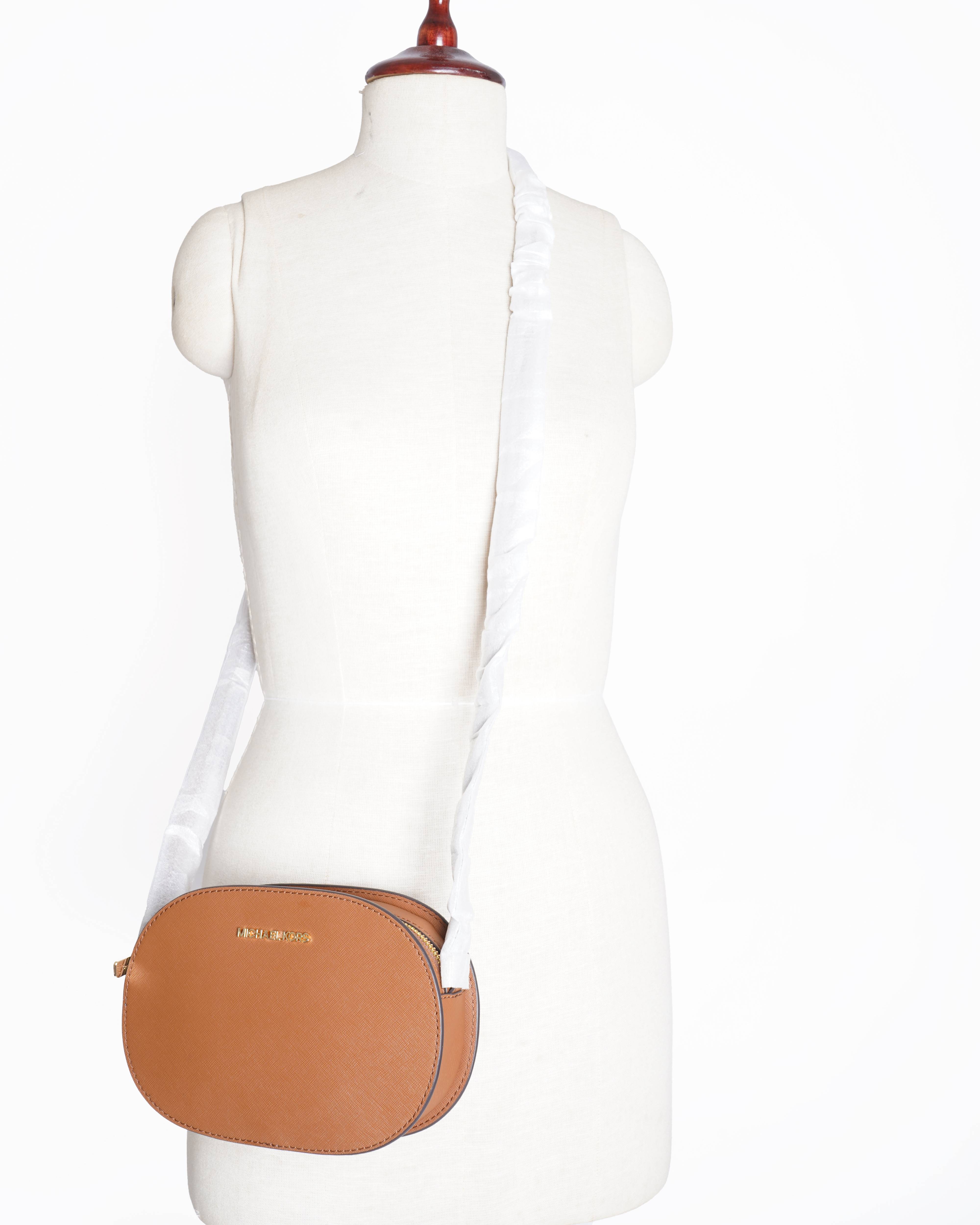 New Michael Kors Jet Set Travel Medium Logo Crossbody Bag