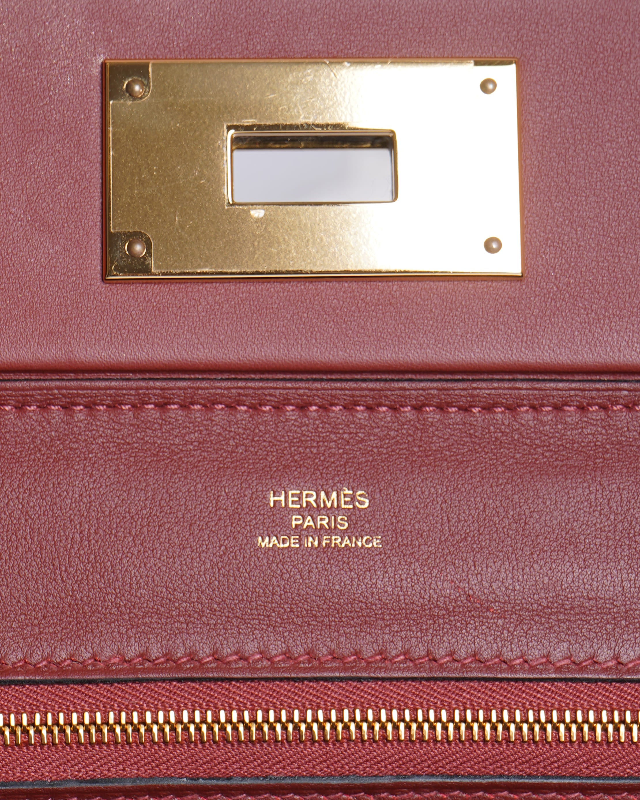 New Hermes Mini 24/24 Rogue H Bag In Swift Gold Hardware