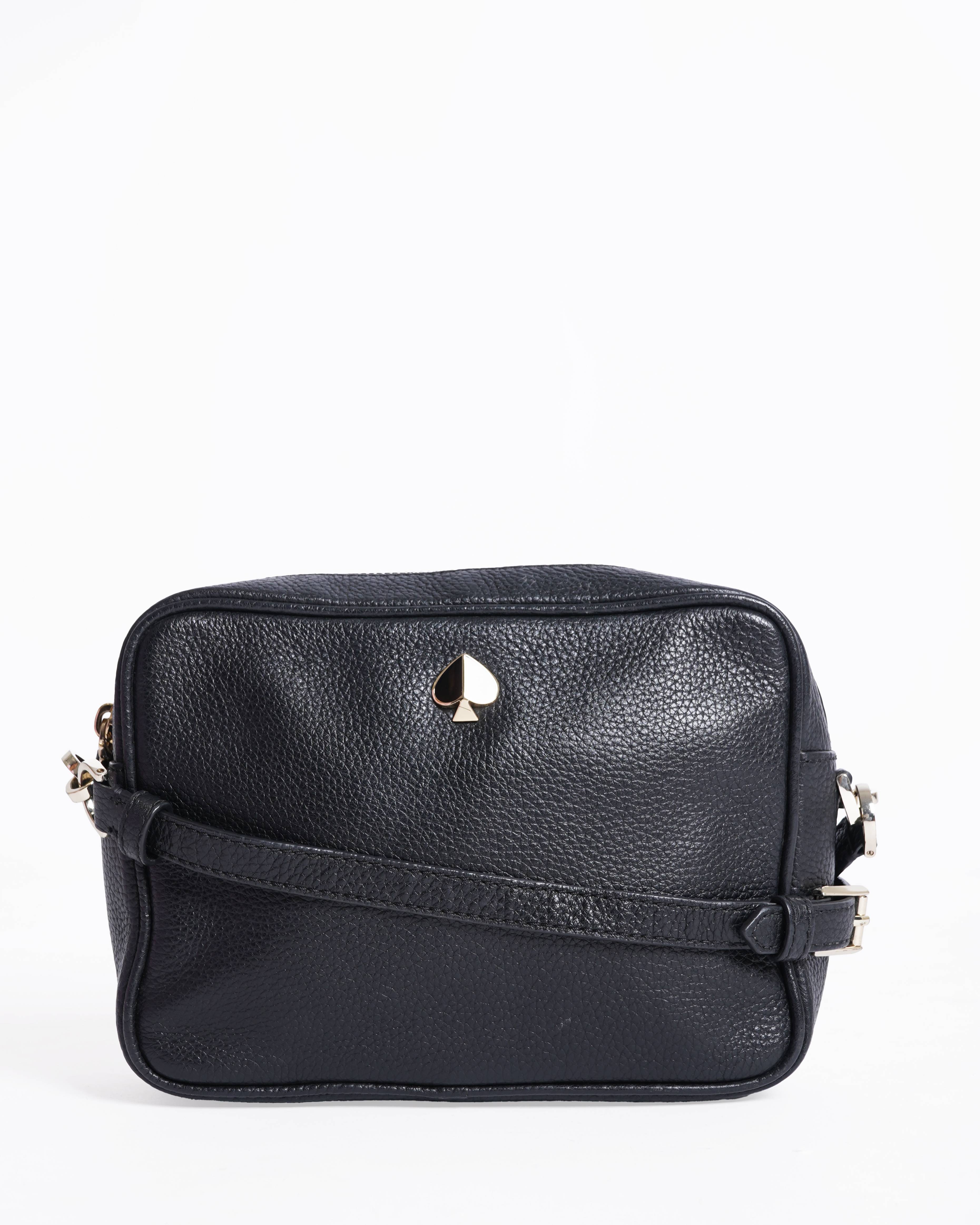 Kate Spade New York Polly Black Leather Crossbody bag
